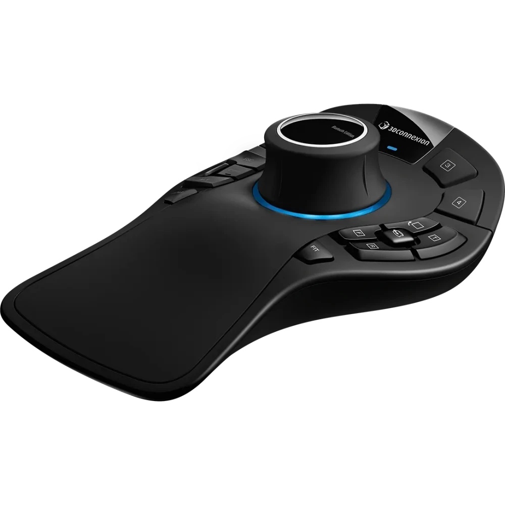 Мышь беспроводная/проводная 3DConnexion SpaceMouse Pro Wireless (3DX-700119) черный, радиоканал, Blu