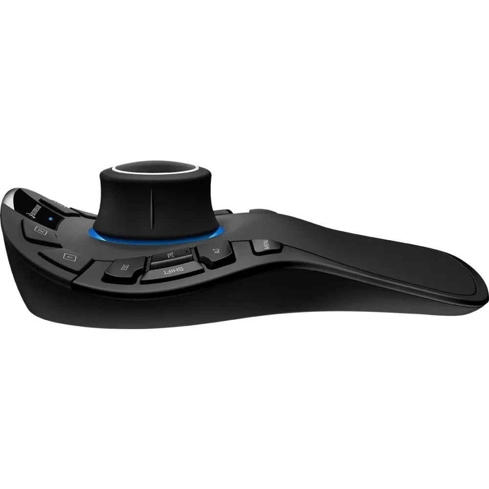 Мышь беспроводная/проводная 3DConnexion SpaceMouse Pro Wireless (3DX-700119) черный, радиоканал, Blu