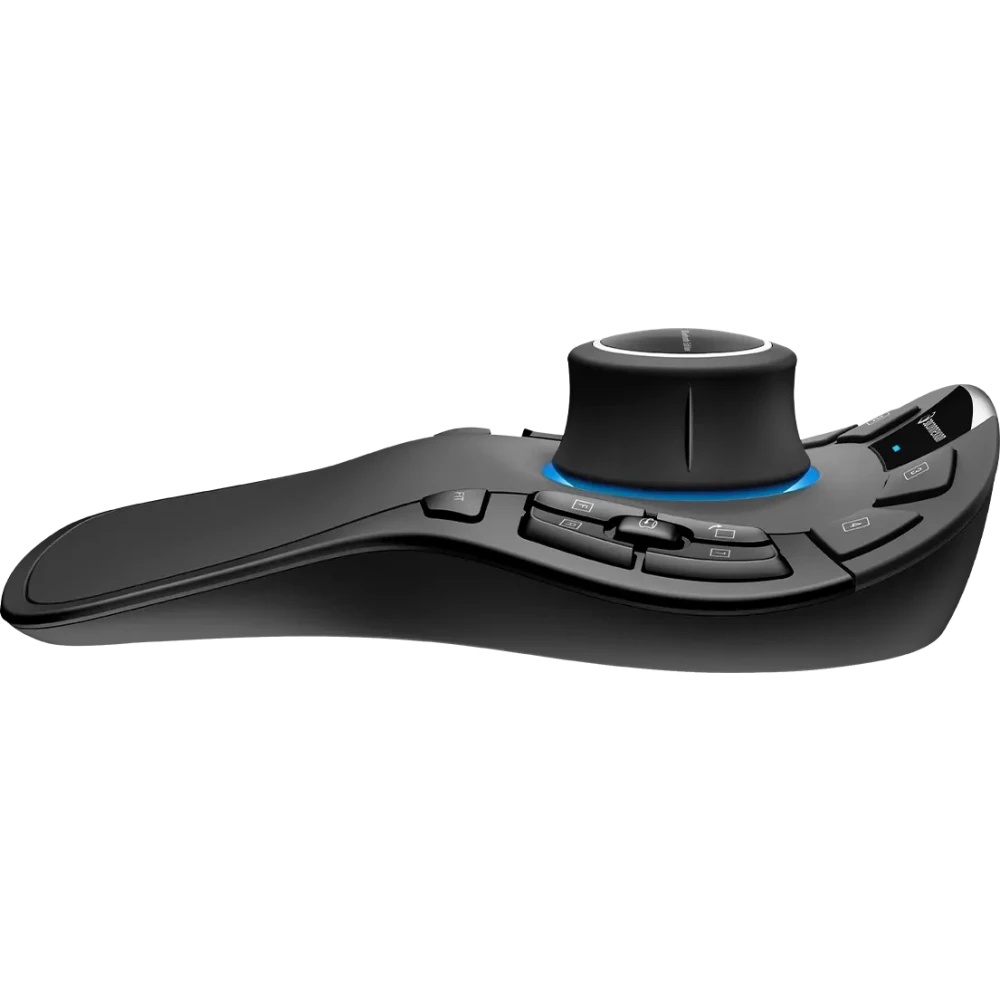 Мышь беспроводная/проводная 3DConnexion SpaceMouse Pro Wireless (3DX-700119) черный, радиоканал, Blu