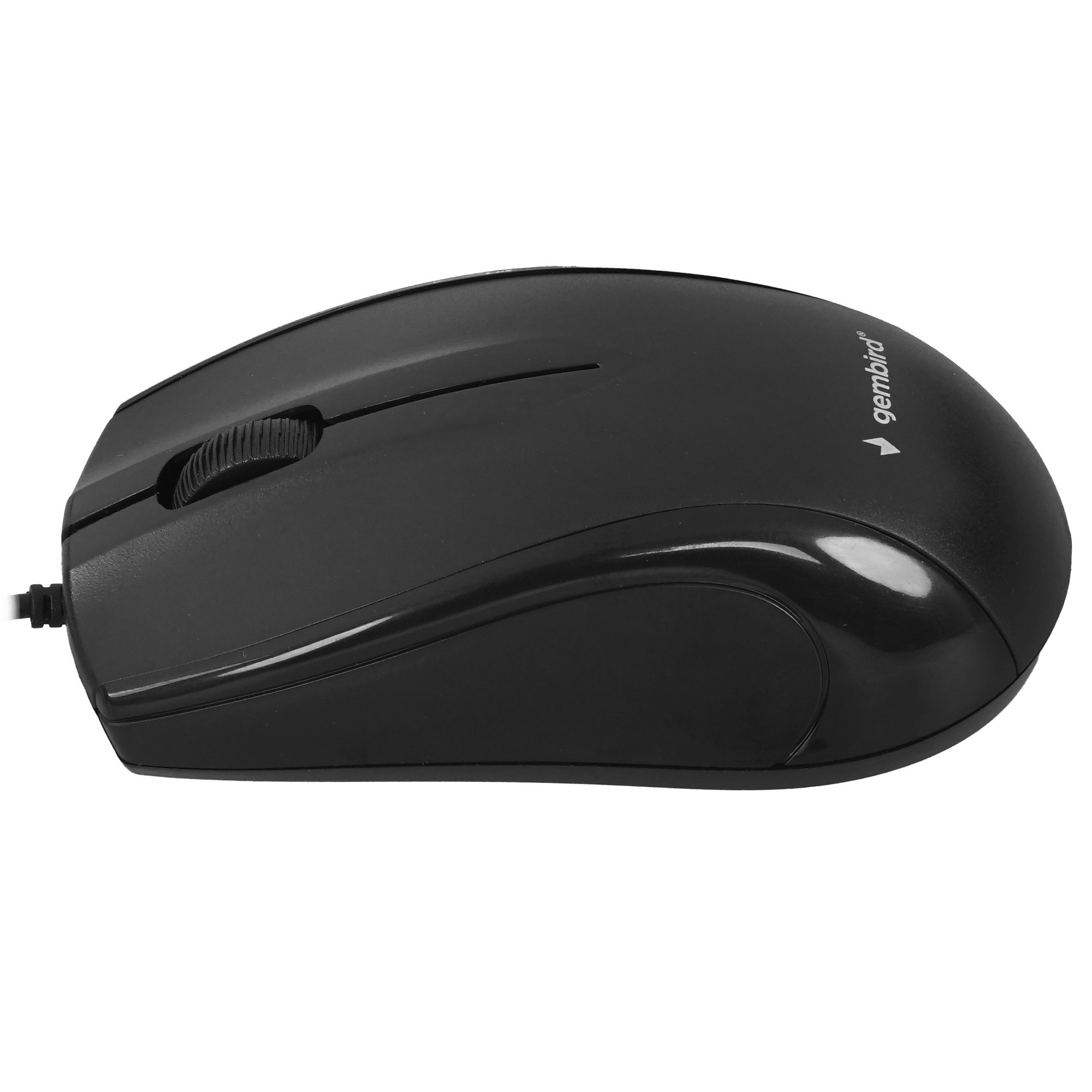 Мышь проводная Gembird MUSOPTI9-905U черный, 1000 dpi, USB, кнопки - 3