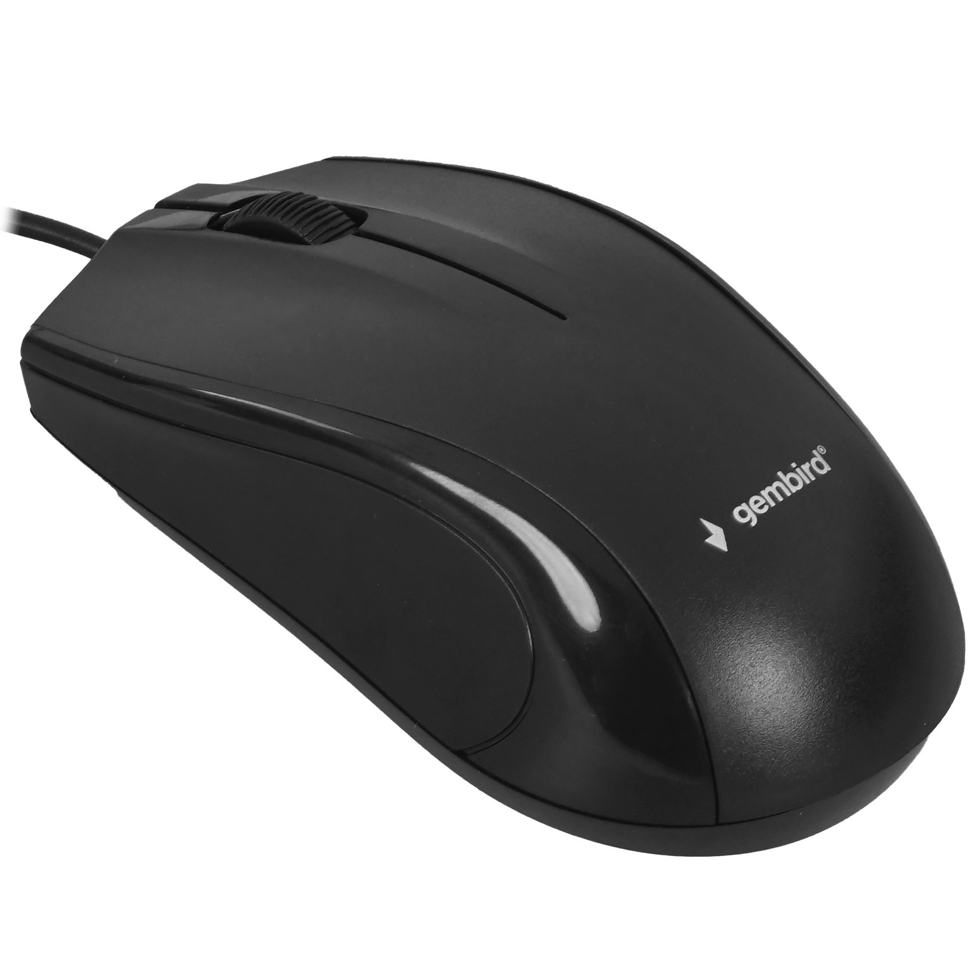 Мышь проводная Gembird MUSOPTI9-905U черный, 1000 dpi, USB, кнопки - 3