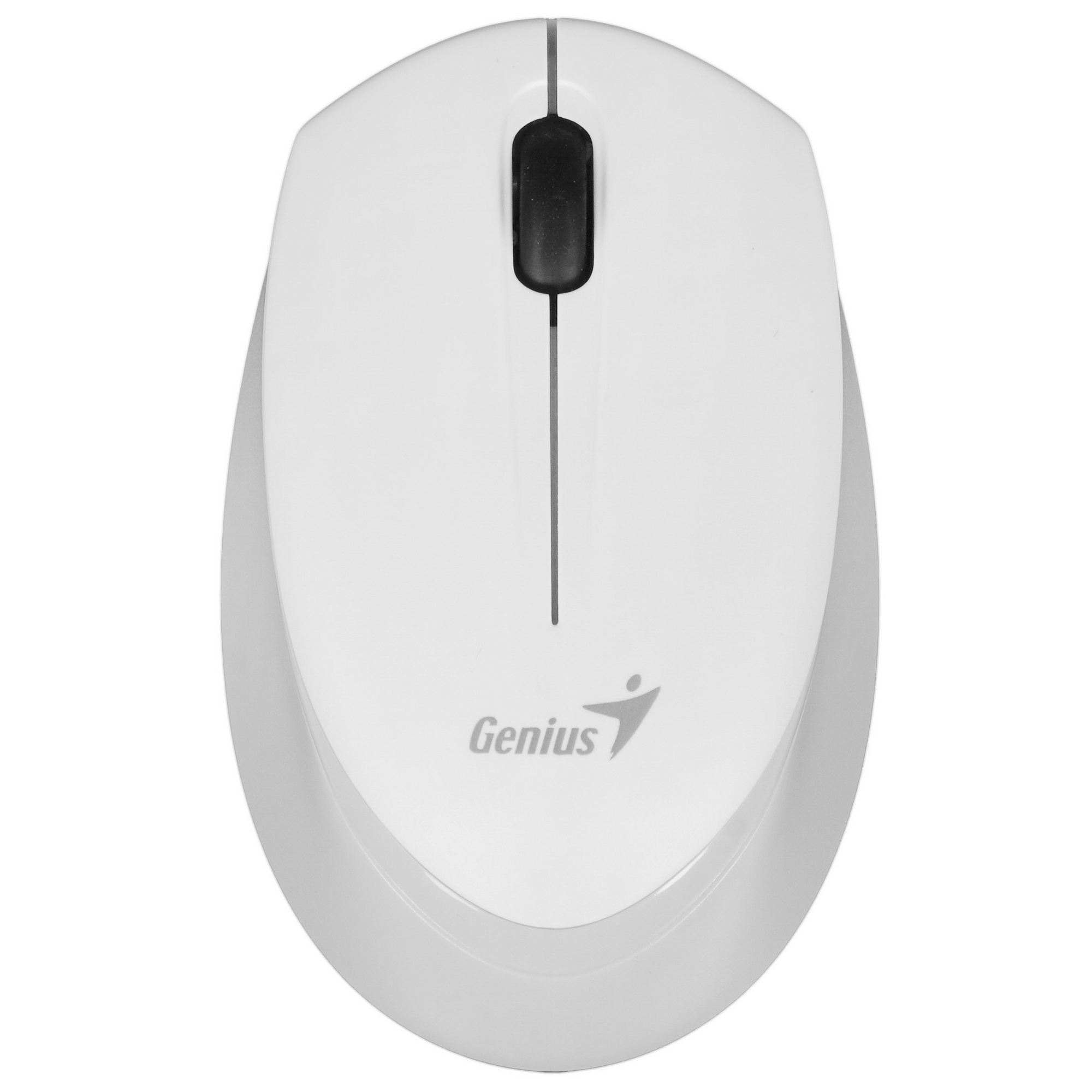 Мышь беспроводная Genius NX-7009 белый/серый, 1200 dpi, радиоканал, USB, кнопки - 3
