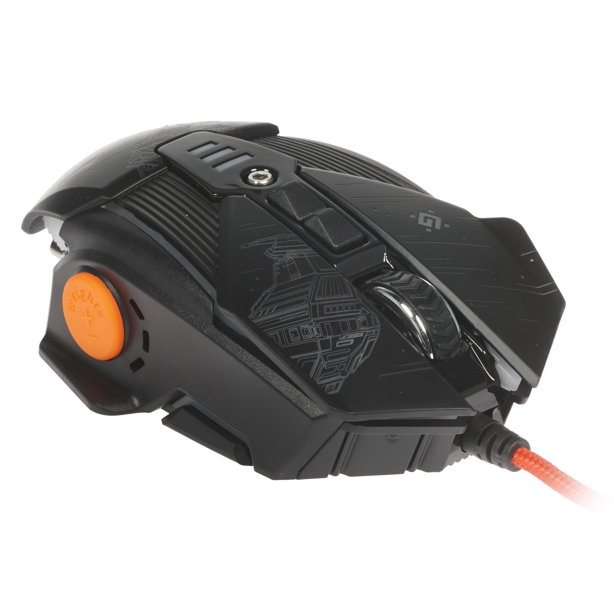 Мышь проводная Defender sTarx GM-390L черный, 3200 dpi, USB, кнопки - 8