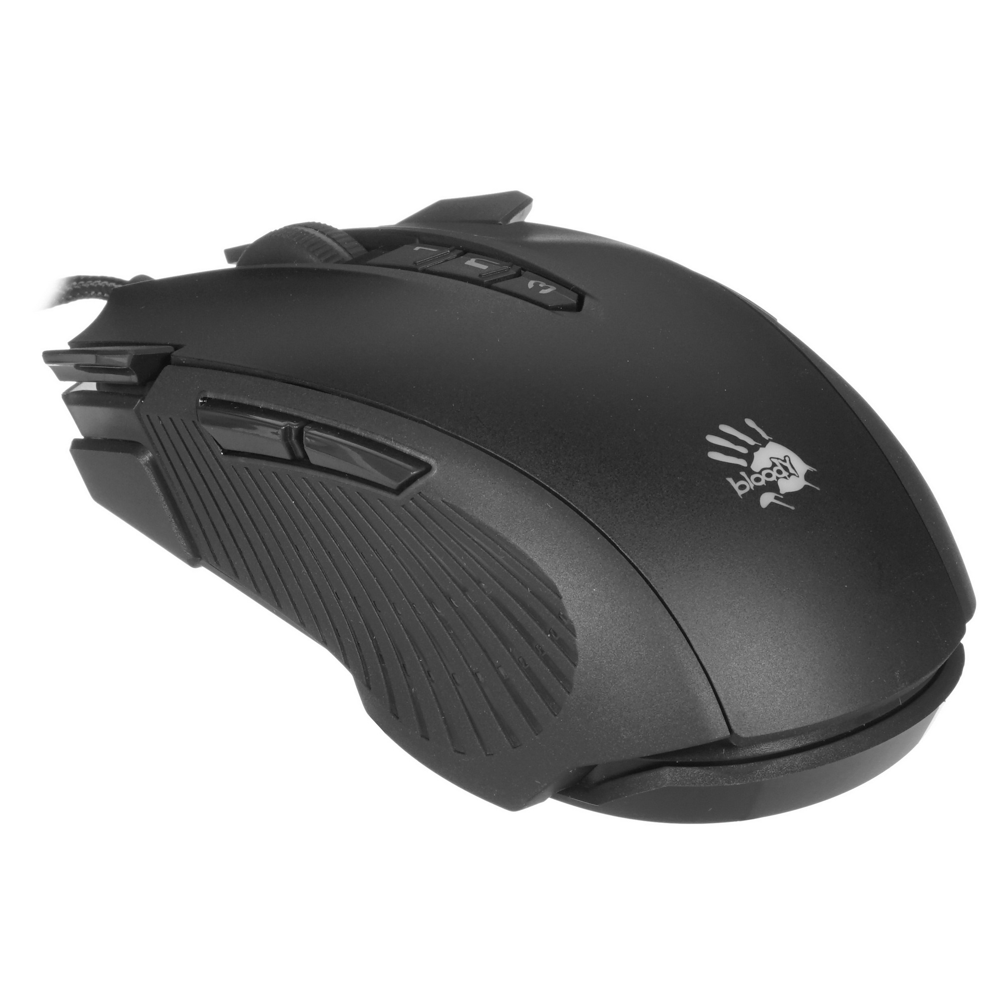 Мышь проводная A4Tech Bloody J90s черный, 8000 dpi, USB, кнопки - 12