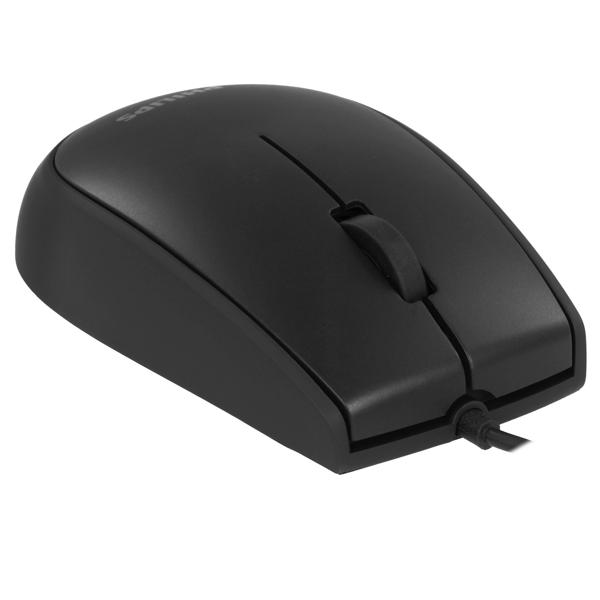 Мышь проводная Philips SPK7327 черный, 1600 dpi, USB, кнопки - 5
