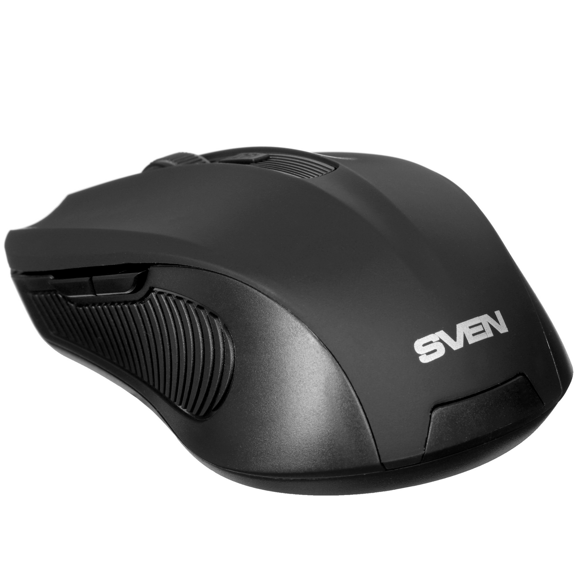 Мышь беспроводная SVEN RX-350W черный, 1400 dpi, радиоканал, USB, кнопки - 6