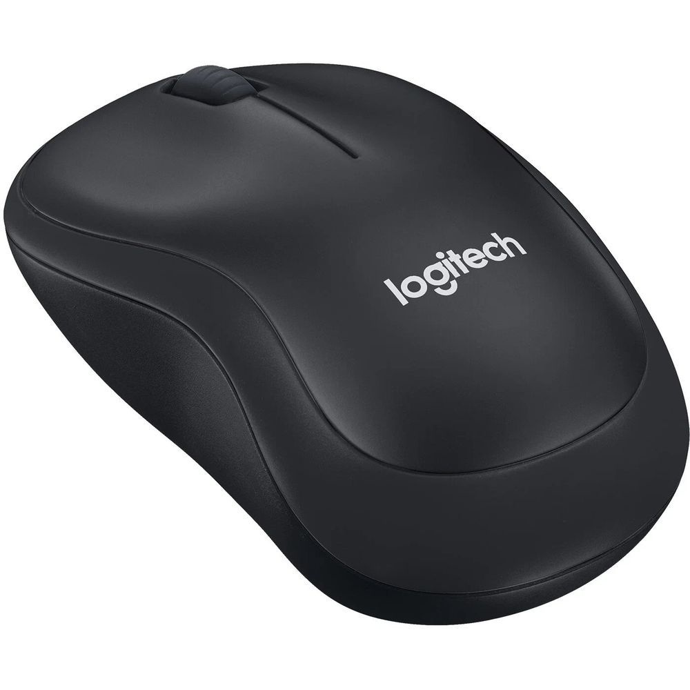 Мышь беспроводная Logitech M221 SILENT черный, 1000 dpi, радиоканал, USB, кнопки - 3
