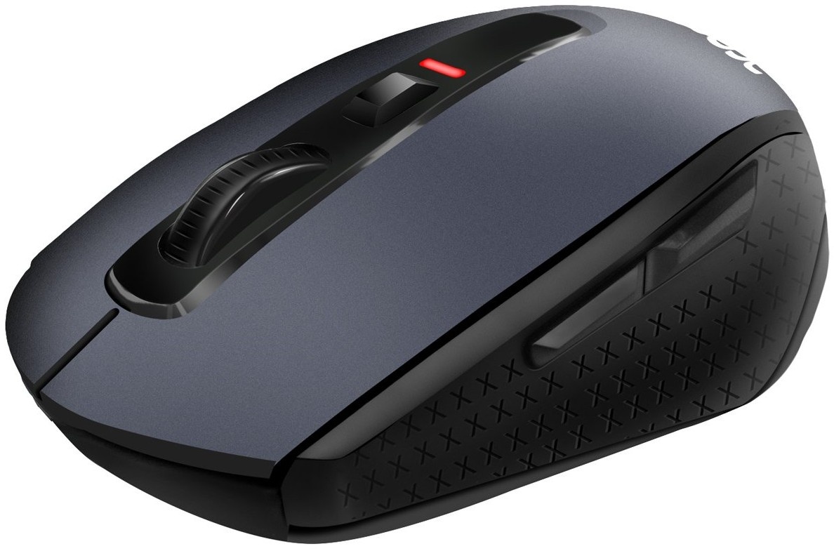 Мышь беспроводная Acer OMR060 черный, 1600 dpi, радиоканал, USB, кнопки - 6