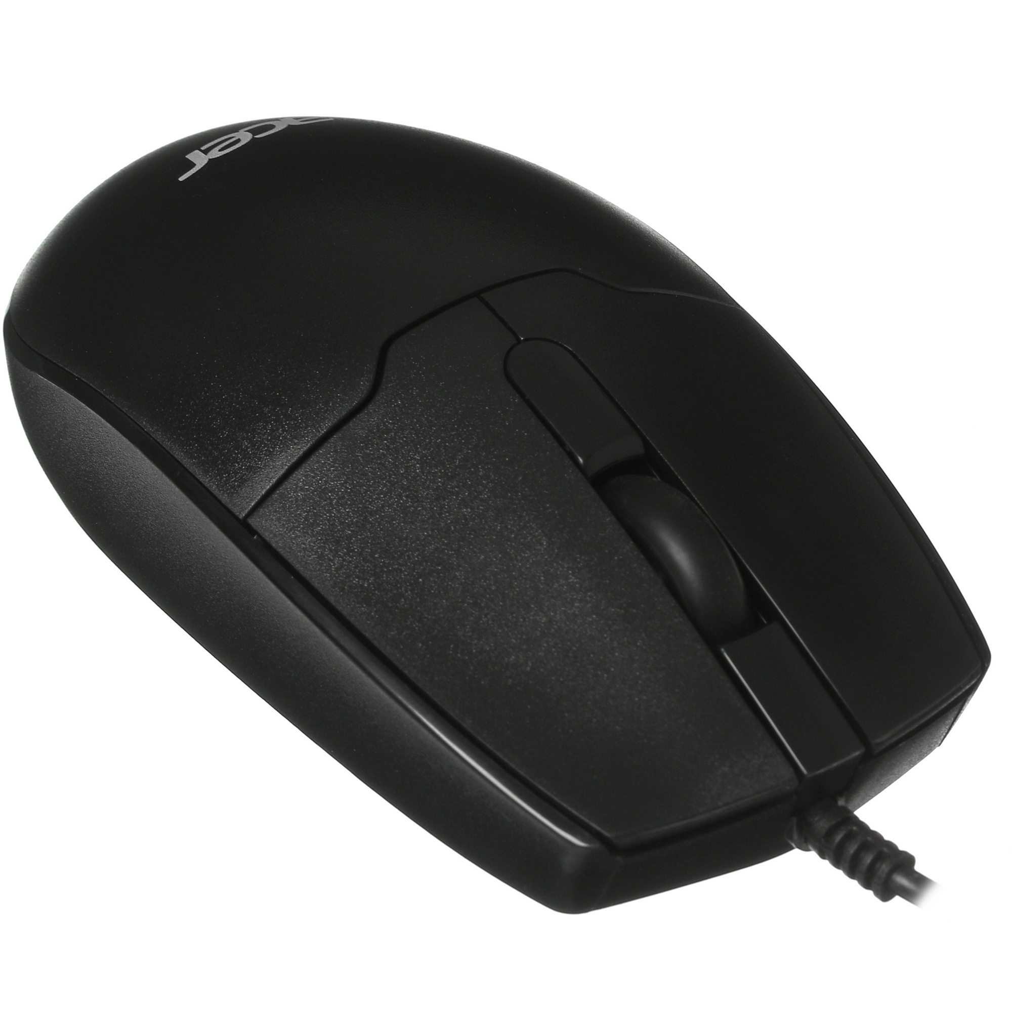 Мышь проводная Acer OMW126 черный, 1200 dpi, USB, кнопки - 3