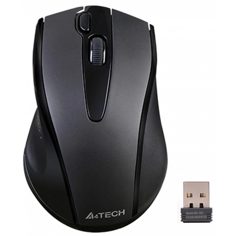 Мышь беспроводная A4Tech G9-500FS черный, 1200 dpi, радиоканал, USB, кнопки - 4