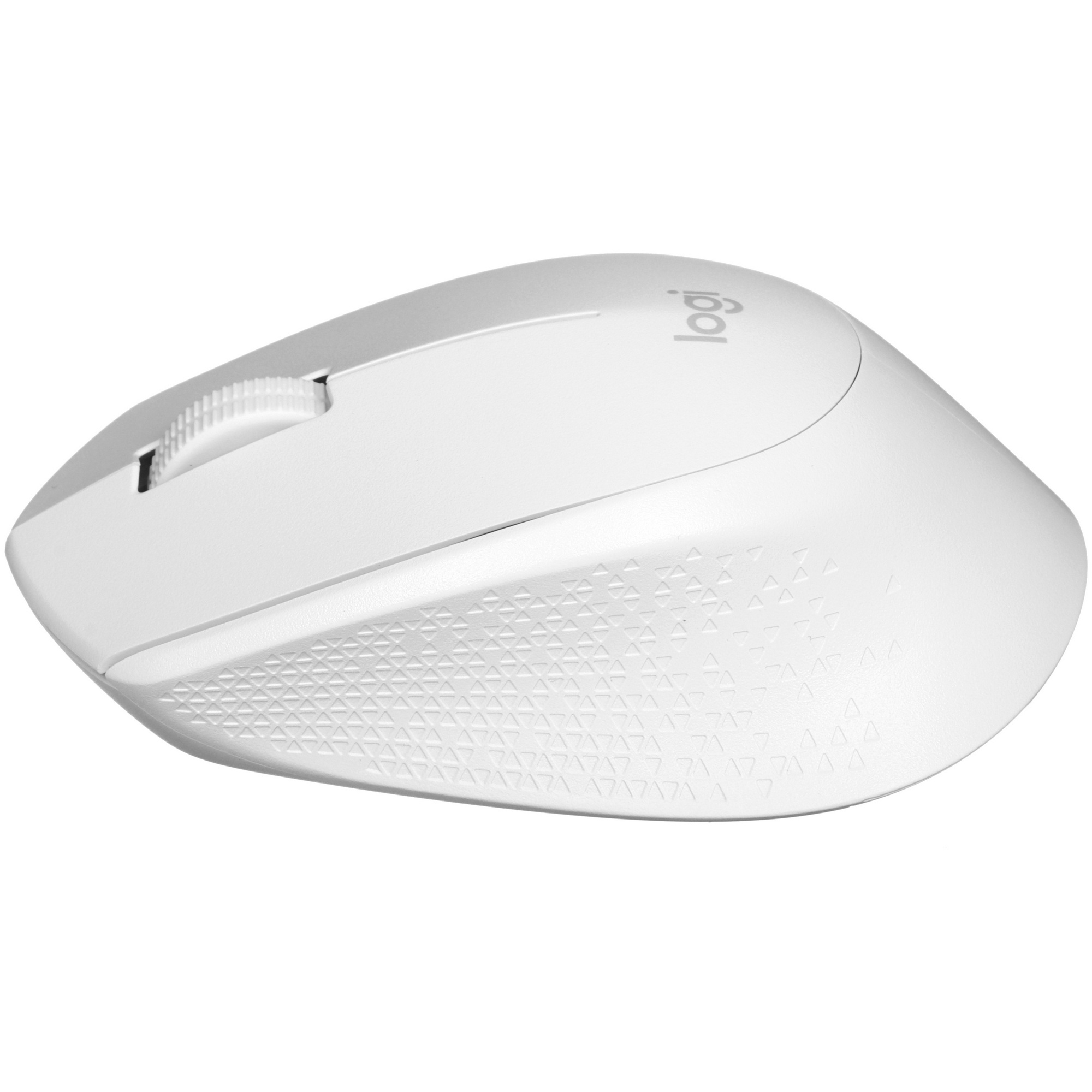 Мышь беспроводная Logitech M330 SILENT PLUS белый, 1000 dpi, радиоканал, USB, кнопки - 3