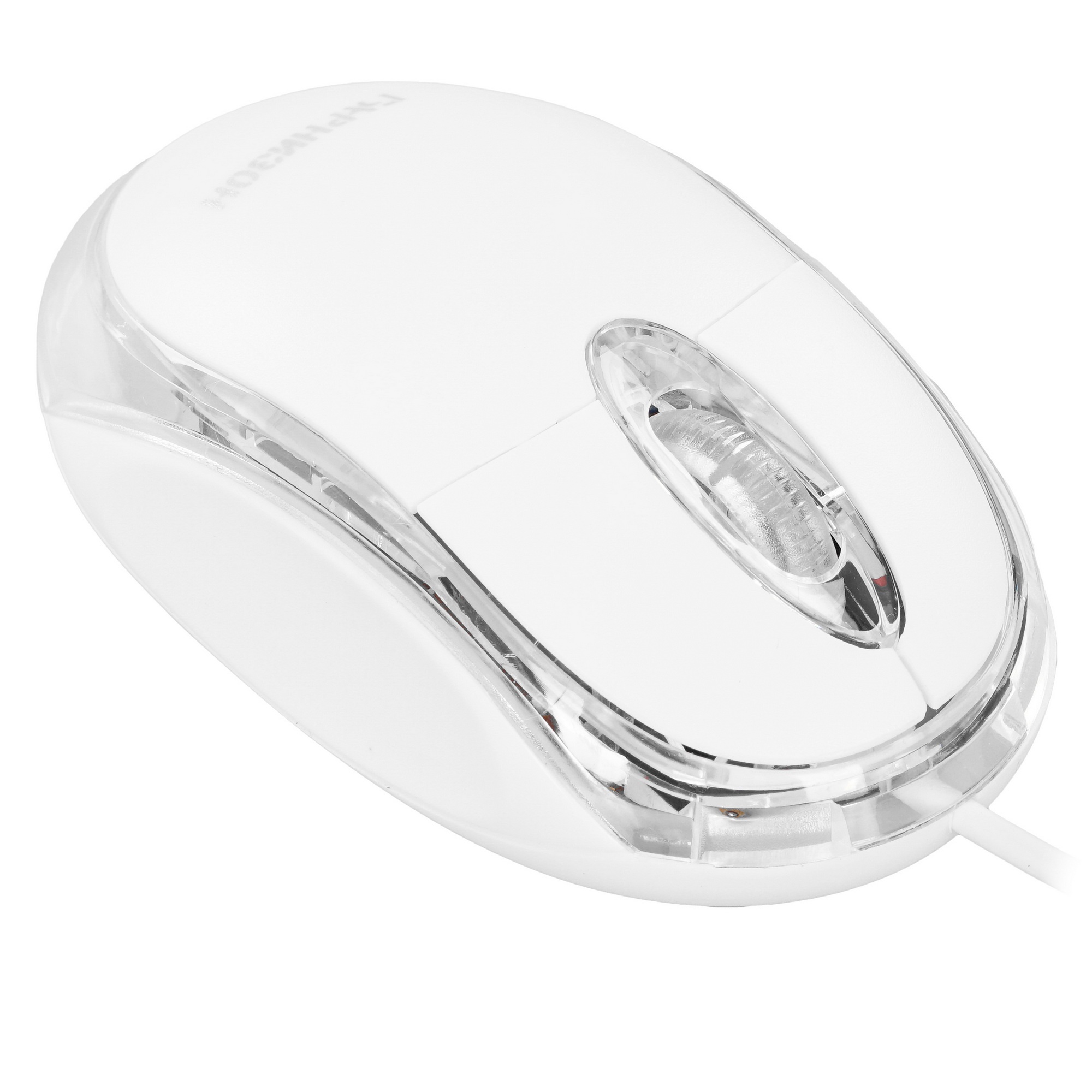 Мышь проводная Гарнизон GM-100W белый, 1000 dpi, USB, кнопки - 3