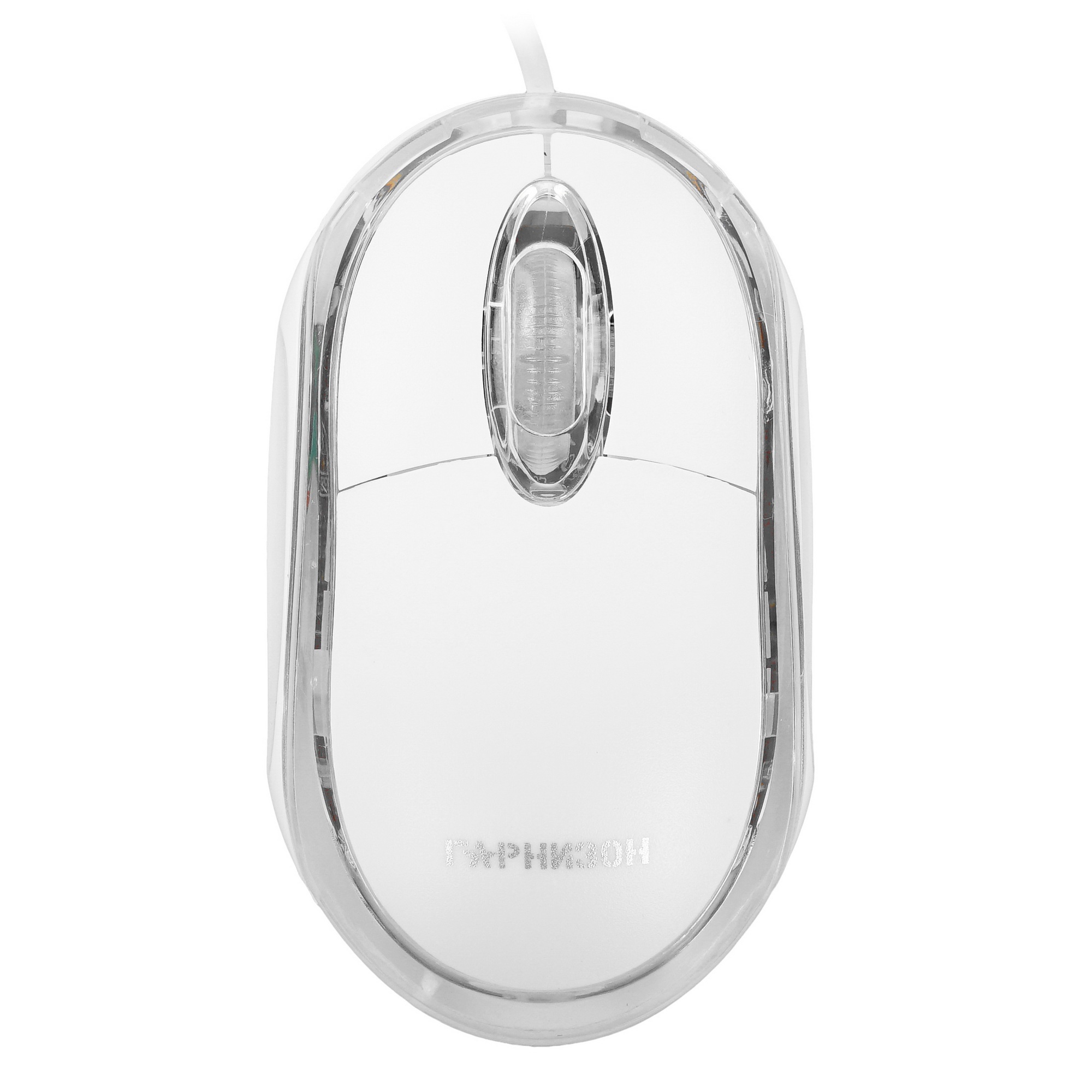 Мышь проводная Гарнизон GM-100W белый, 1000 dpi, USB, кнопки - 3