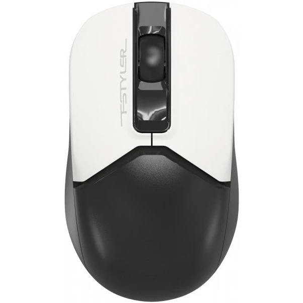Мышь беспроводная A4Tech Fstyler FG12S белый/черный, 1200 dpi, радиоканал, USB, кнопки - 3