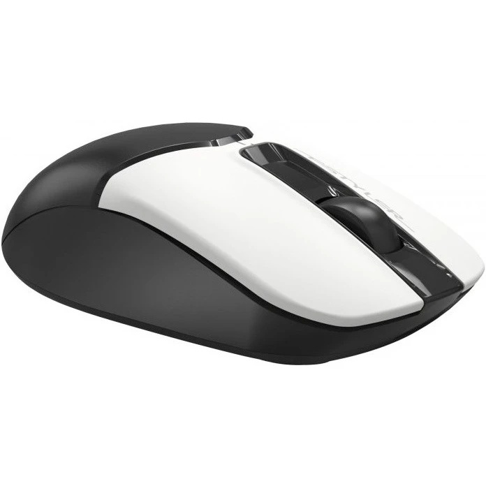 Мышь беспроводная A4Tech Fstyler FG12S белый/черный, 1200 dpi, радиоканал, USB, кнопки - 3