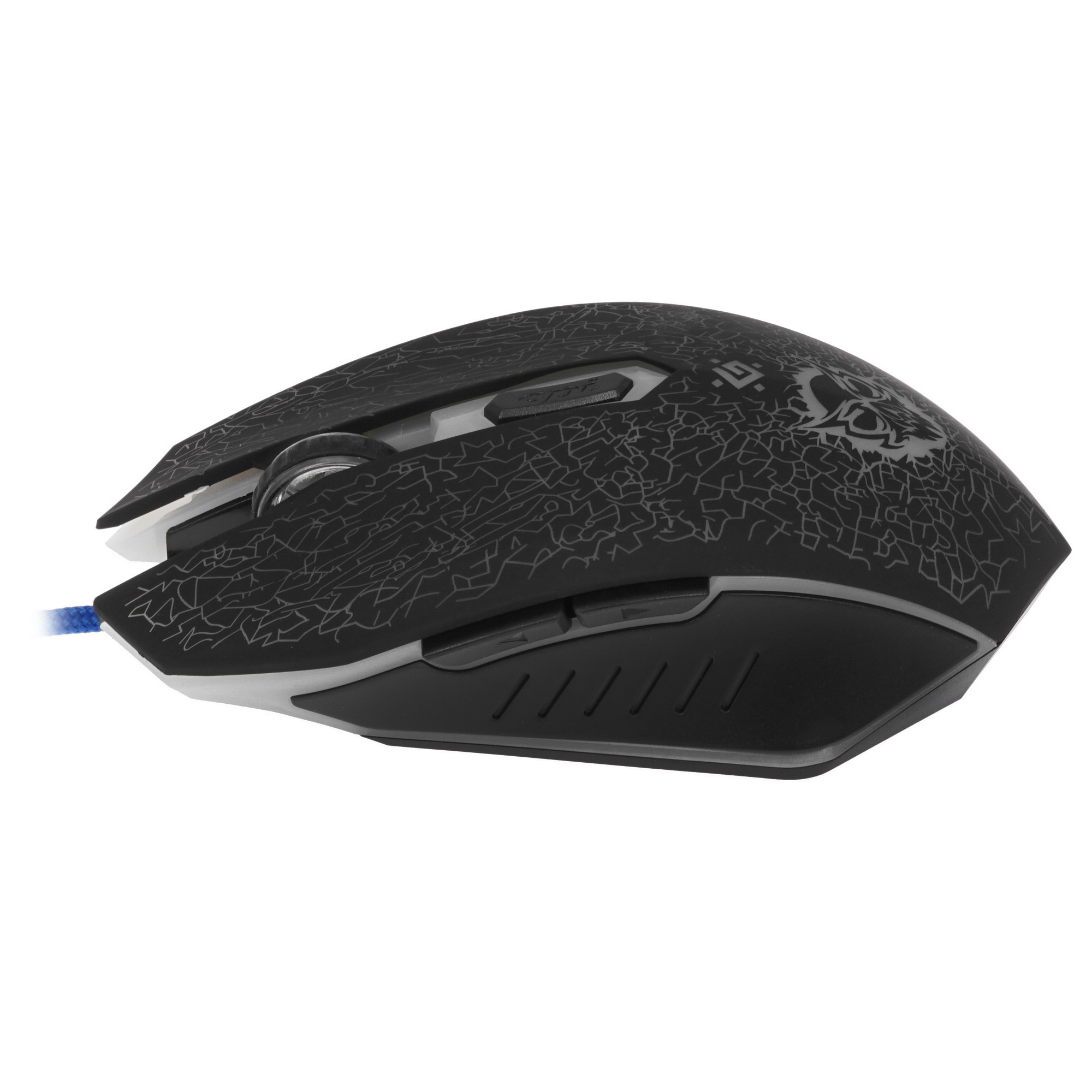 Мышь проводная Defender Shock GM-110L черный, 3200 dpi, USB, кнопки - 6