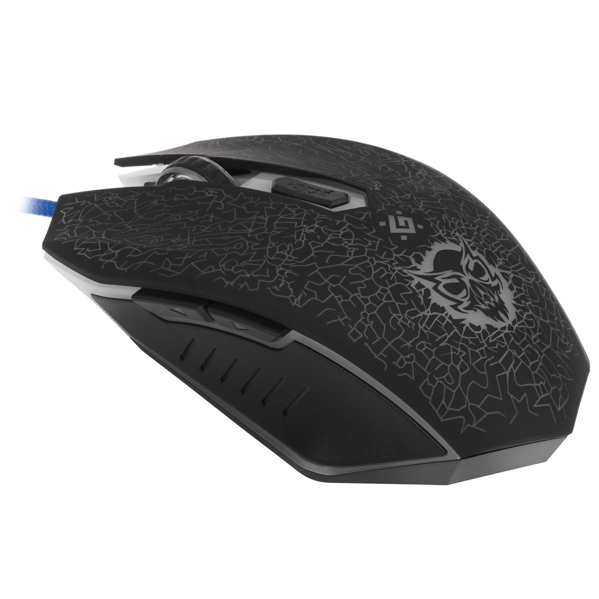 Мышь проводная Defender Shock GM-110L черный, 3200 dpi, USB, кнопки - 6