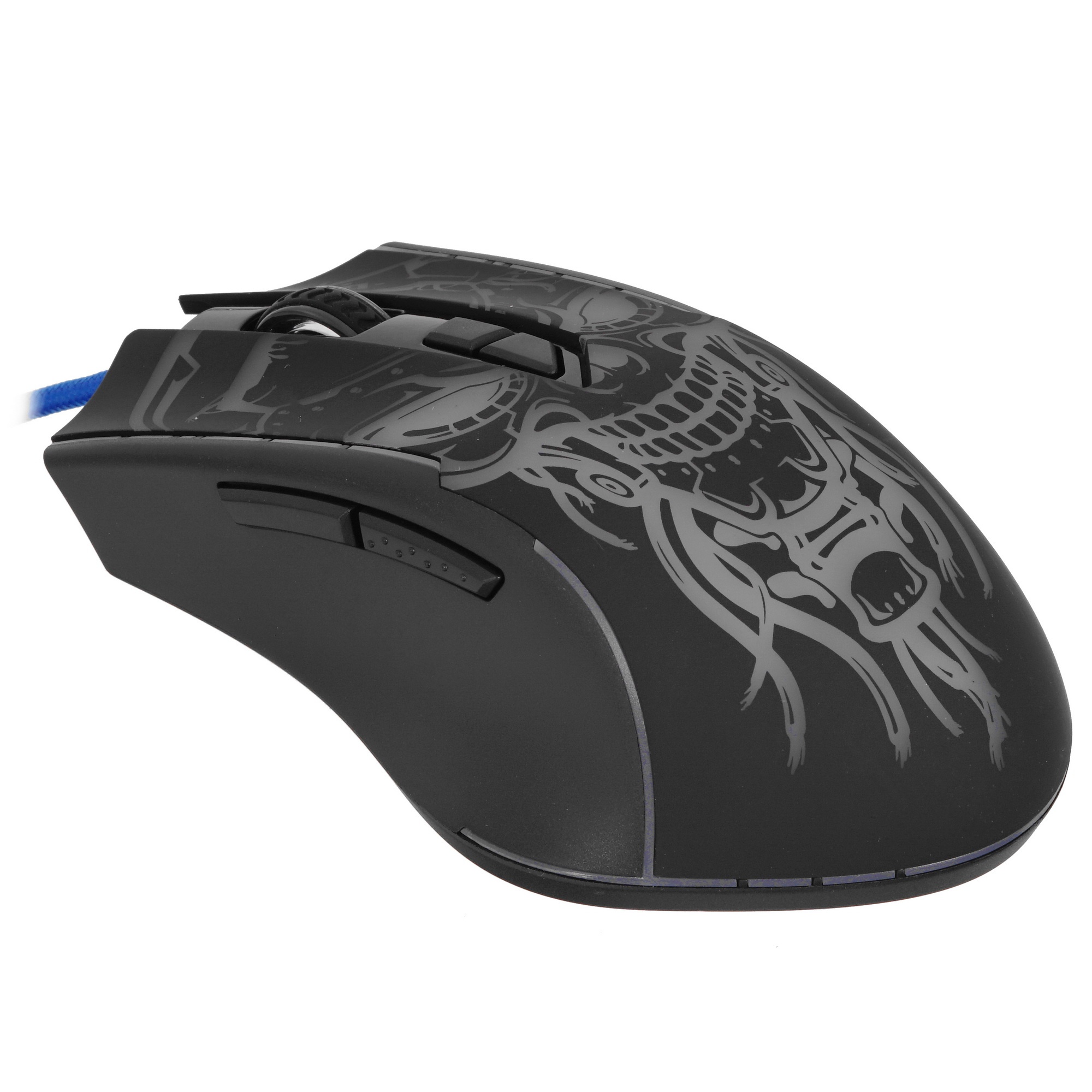Мышь проводная Defender Bulletstorm GM-928 черный, 7200 dpi, USB, кнопки - 7