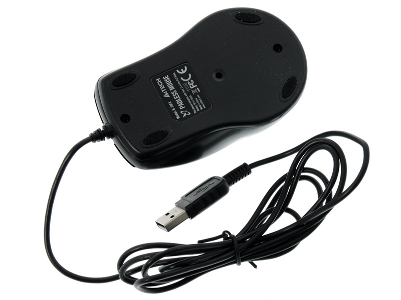 Мышь проводная A4Tech N-70FX черный, 1600 dpi, USB, кнопки - 7