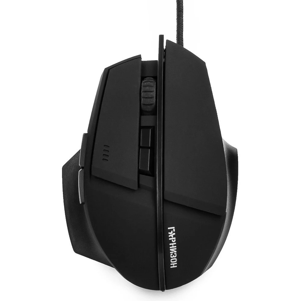 Мышь проводная Гарнизон GM-740G черный, 3200 dpi, USB, кнопки - 7