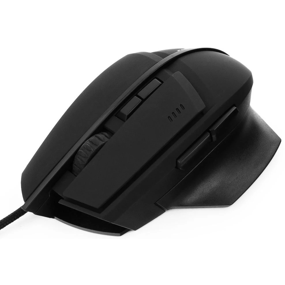 Мышь проводная Гарнизон GM-740G черный, 3200 dpi, USB, кнопки - 7