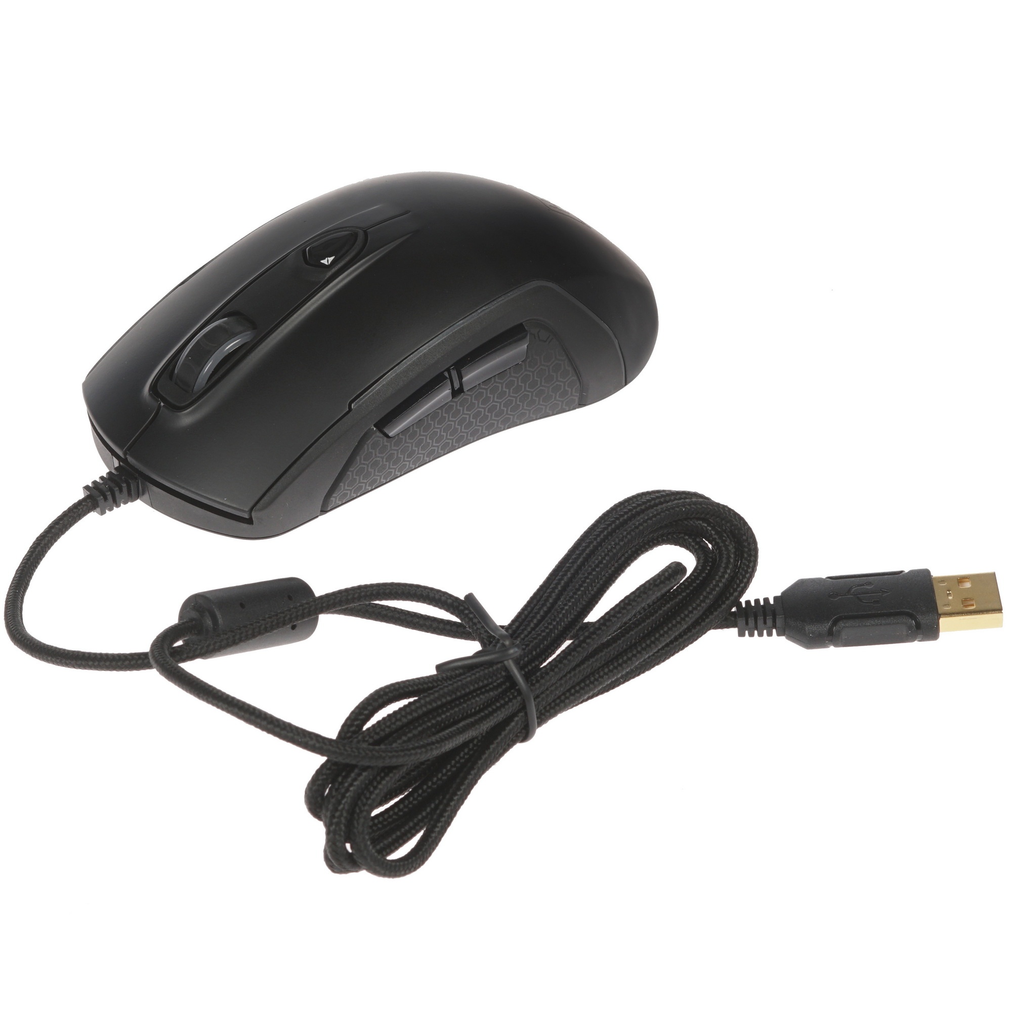 Мышь проводная Harper Gaming Kickback GM-P05 черный, 10000 dpi, USB, кнопки - 8