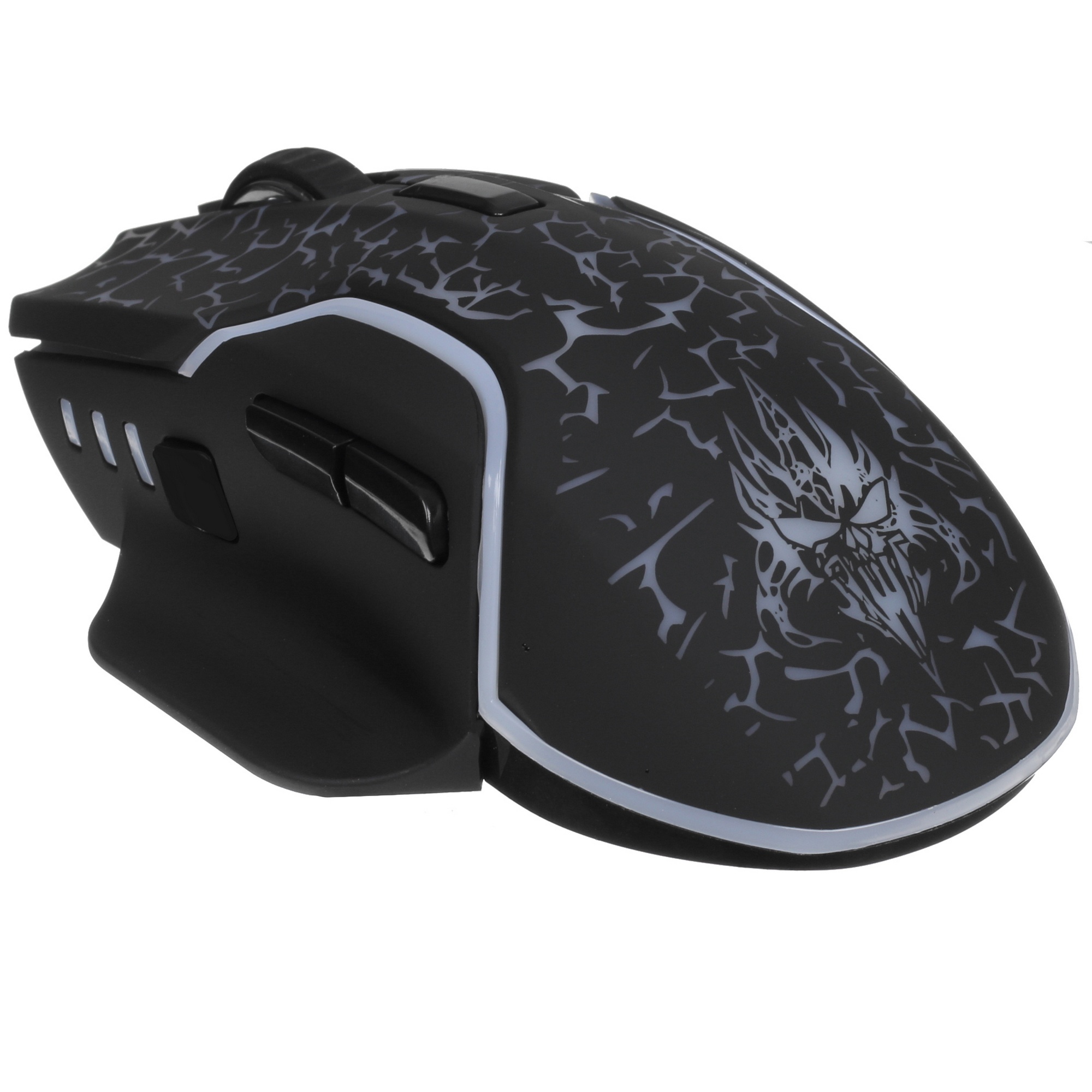 Мышь беспроводная Defender Oneshot GM-067 черный, 3200 dpi, радиоканал, USB, кнопки - 7