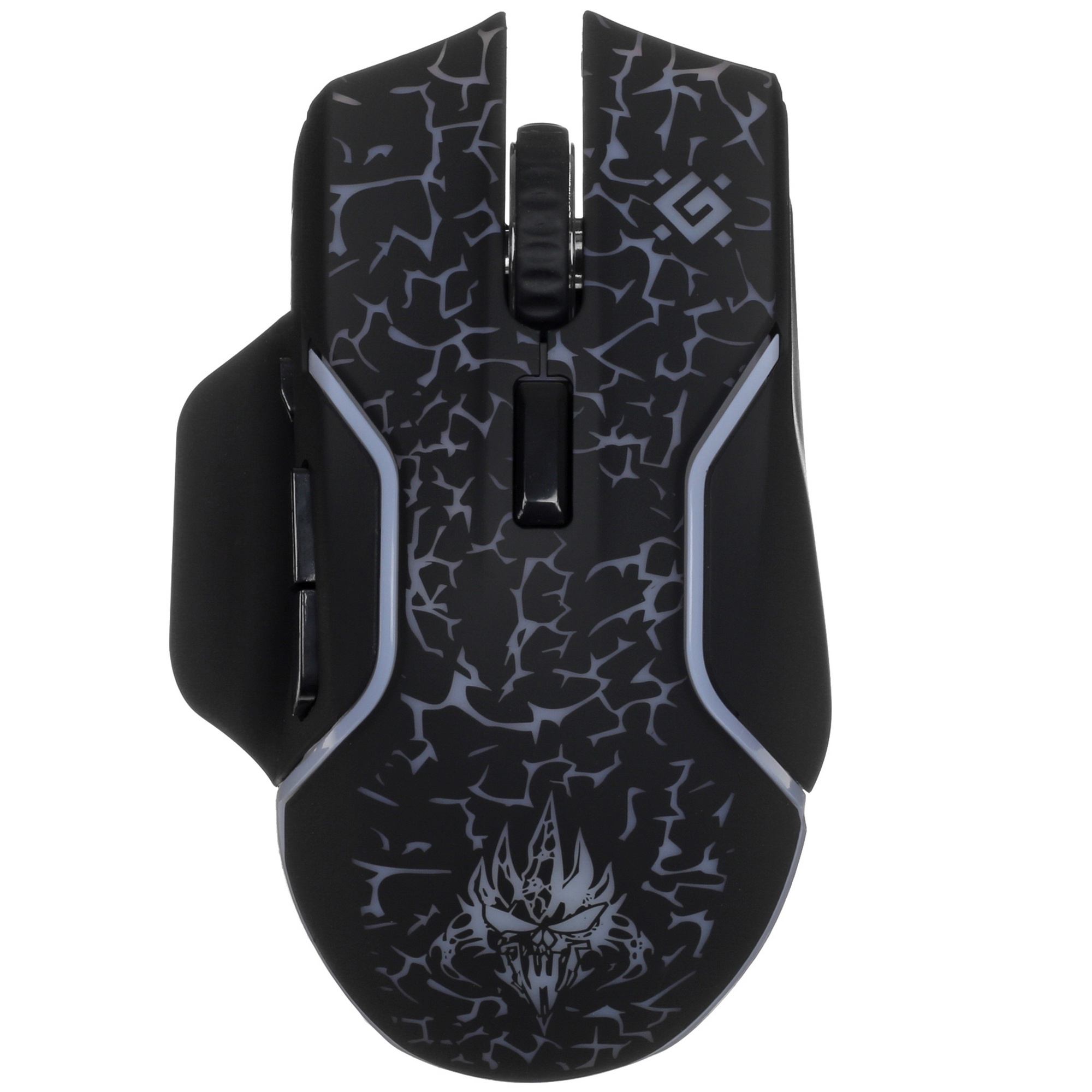 Мышь беспроводная Defender Oneshot GM-067 черный, 3200 dpi, радиоканал, USB, кнопки - 7