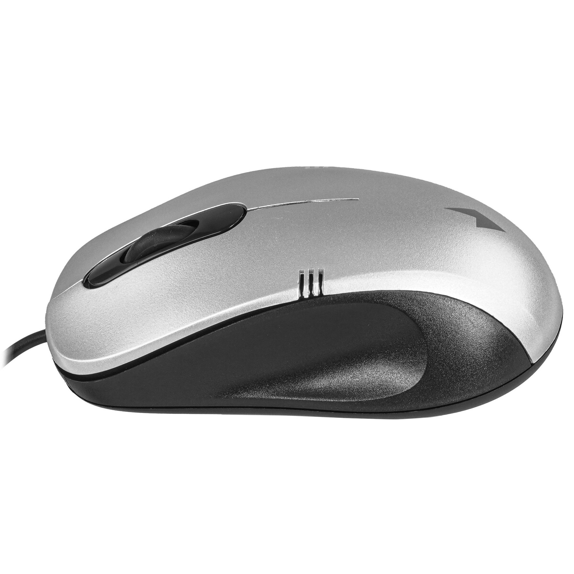 Мышь проводная Gembird MOP-100-S серебристый, 1000 dpi, USB, кнопки - 3