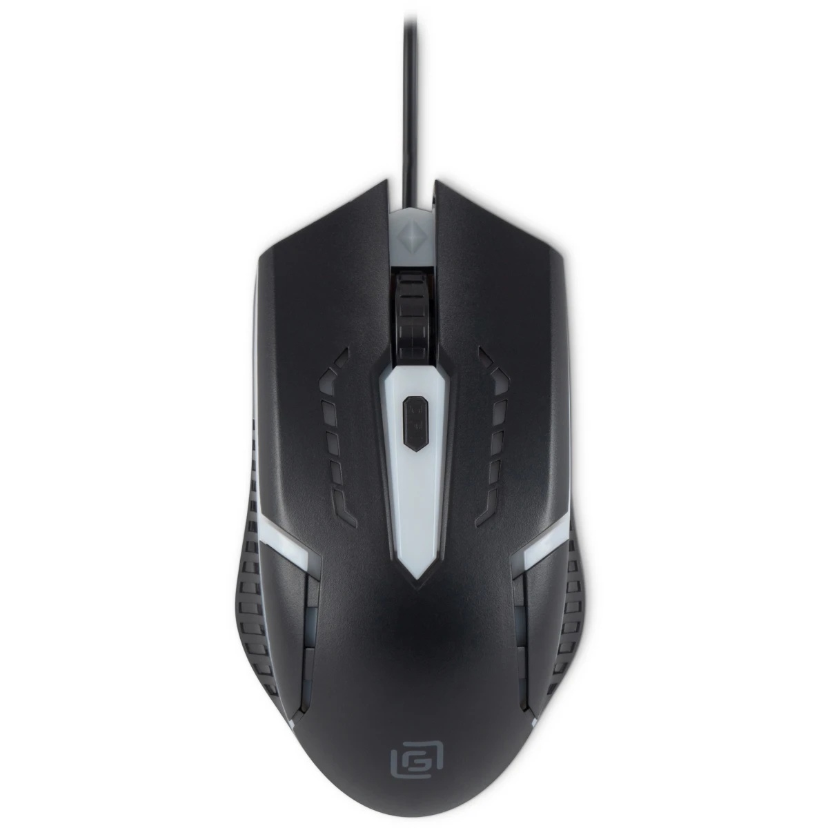 Мышь проводная Oklick 398G черный, 2400 dpi, USB, кнопки - 4