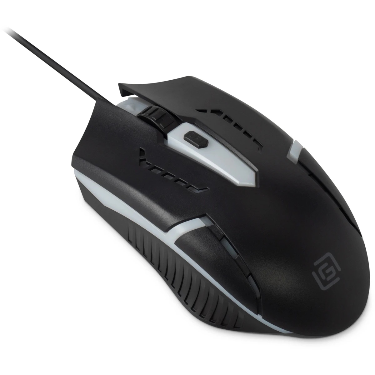 Мышь проводная Oklick 398G черный, 2400 dpi, USB, кнопки - 4