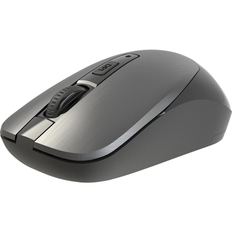 Мышь беспроводная Defender Wave MM-995 серебристый, 1600 dpi, радиоканал, USB, кнопки - 4