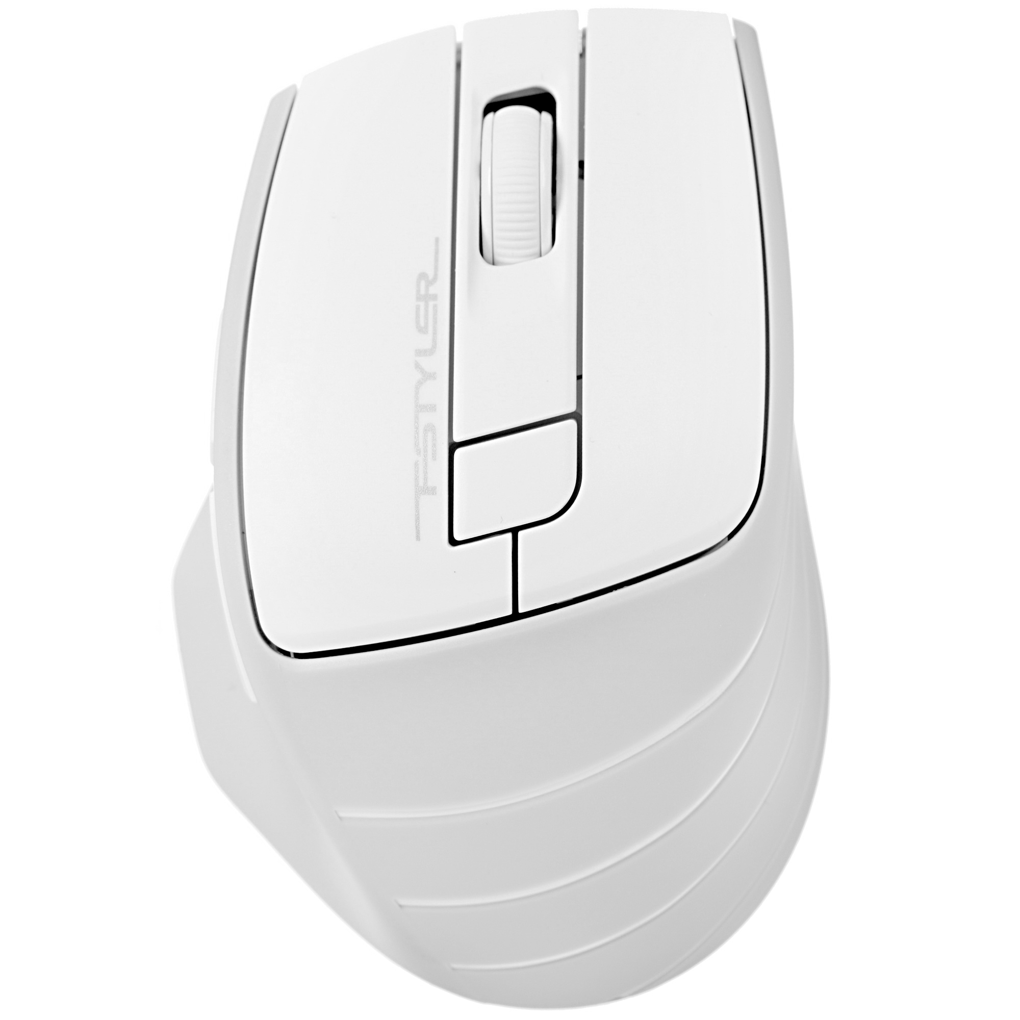 Мышь беспроводная A4Tech Fstyler FG30 белый/серый, 2000 dpi, радиоканал, USB, кнопки - 5