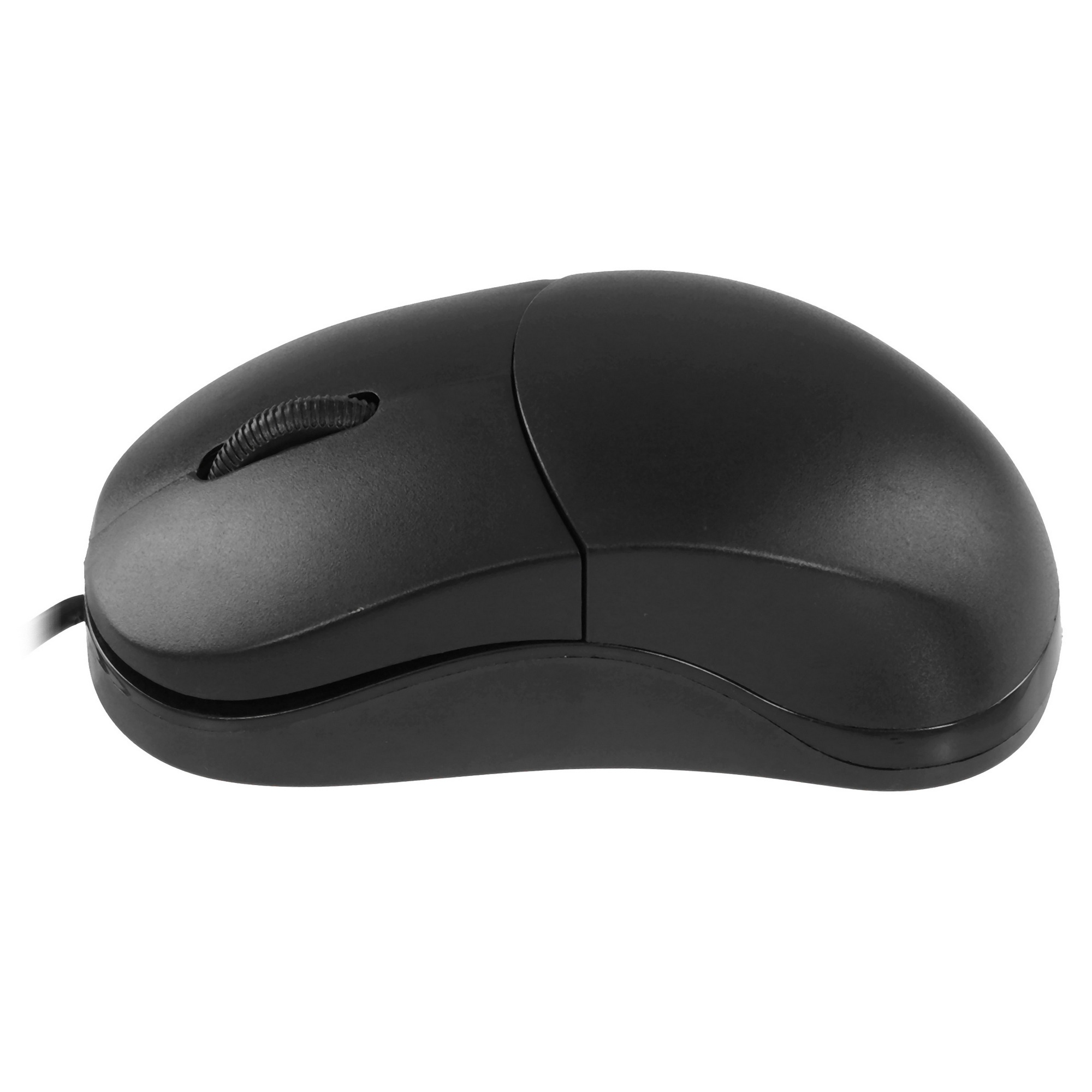 Мышь проводная Qumo Simple Office M92 черный, 1000 dpi, USB, кнопки - 3