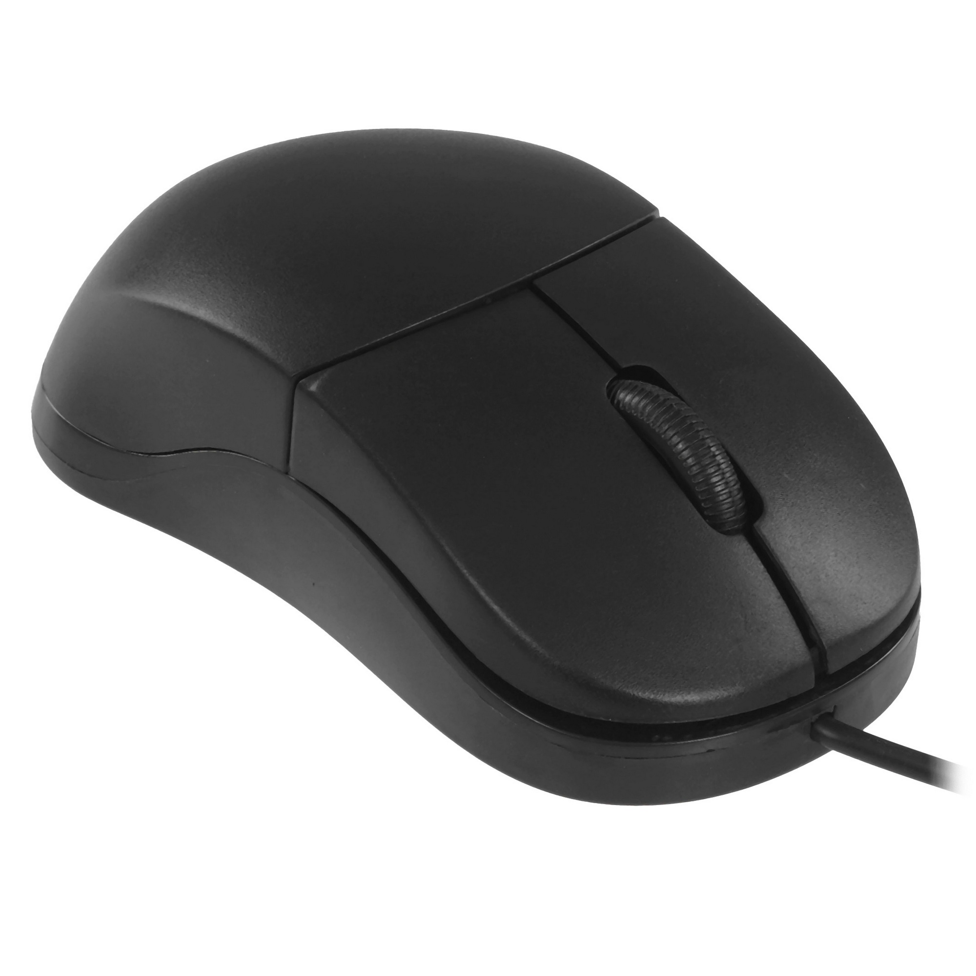 Мышь проводная Qumo Simple Office M92 черный, 1000 dpi, USB, кнопки - 3