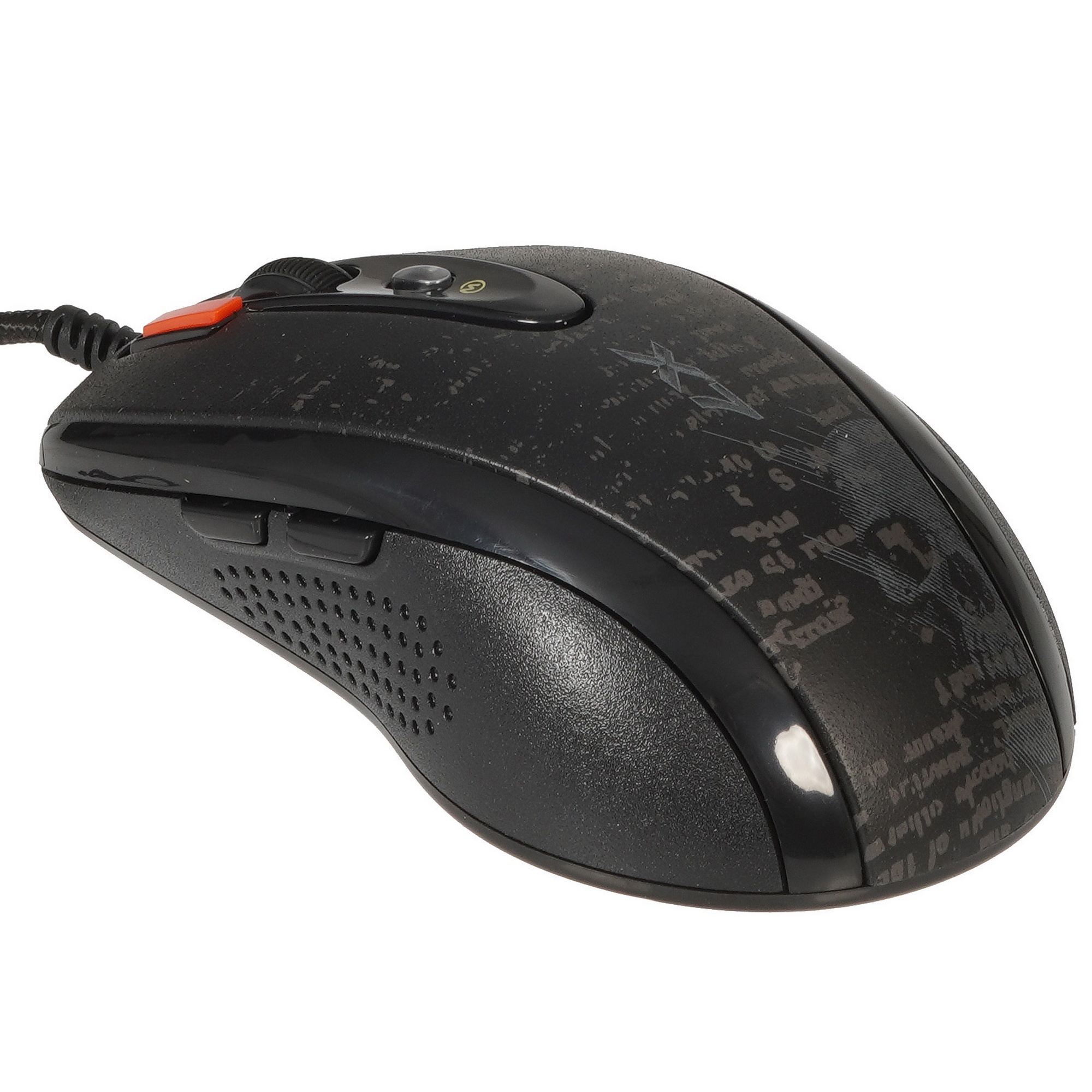Мышь проводная A4Tech F5 черный, 3000 dpi, USB, кнопки - 7