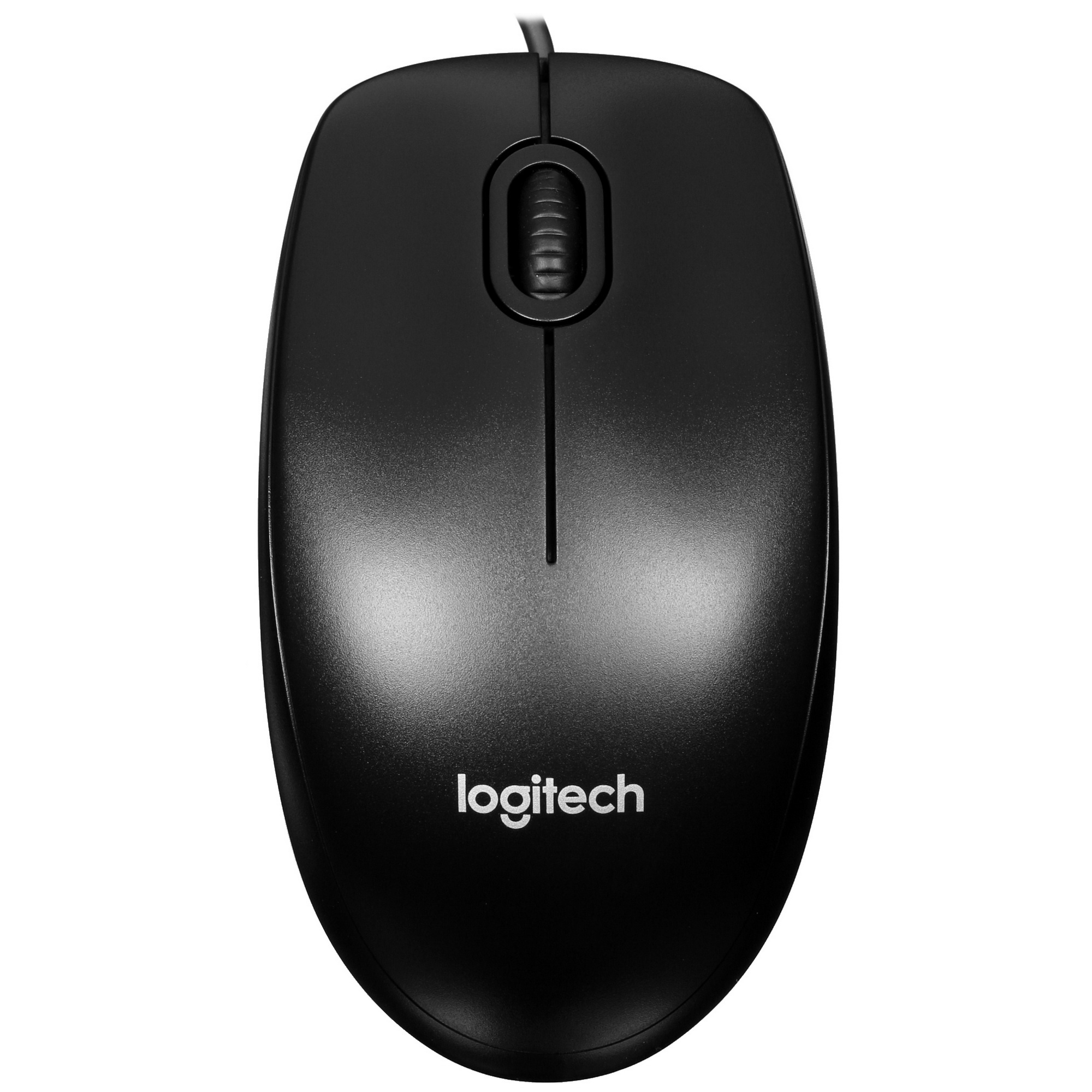Мышь проводная Logitech M100/100R DARK/GREY (темно-серая/черная), 1000 dpi, USB, кнопки - 3
