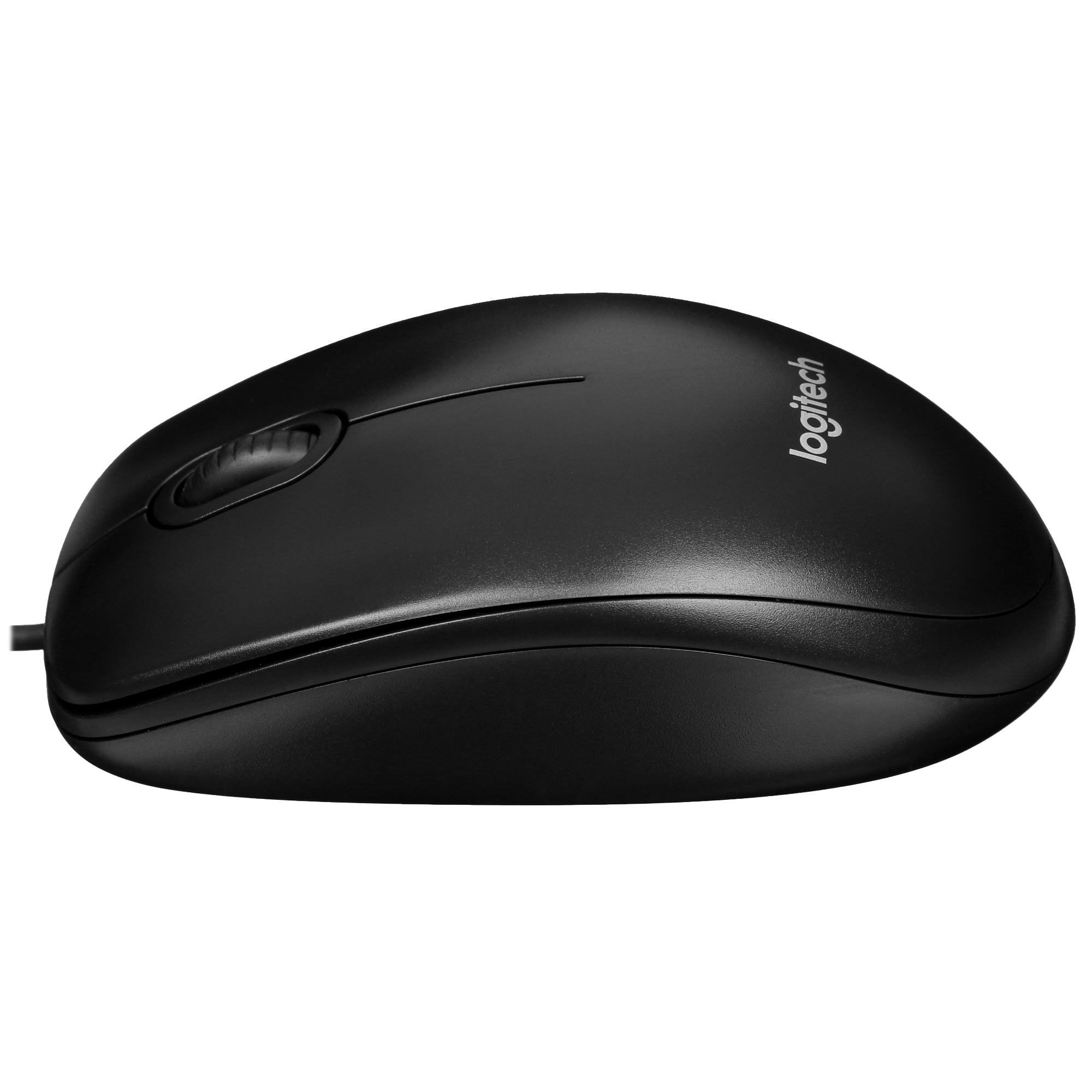 Мышь проводная Logitech M100/100R DARK/GREY (темно-серая/черная), 1000 dpi, USB, кнопки - 3
