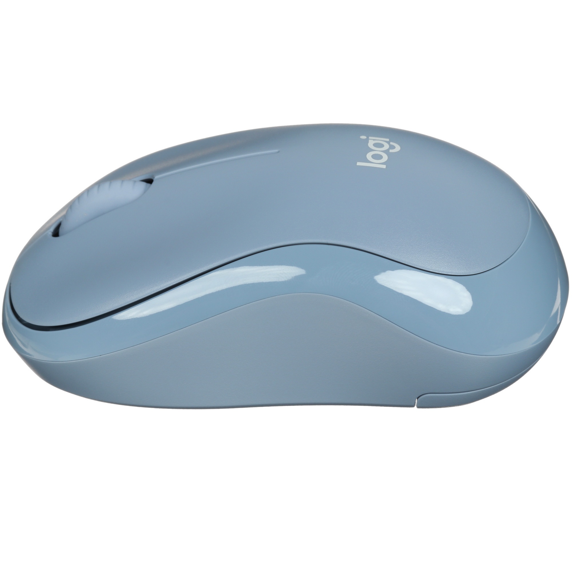 Мышь беспроводная Logitech M221 голубой, 1000 dpi, радиоканал, USB, кнопки - 3