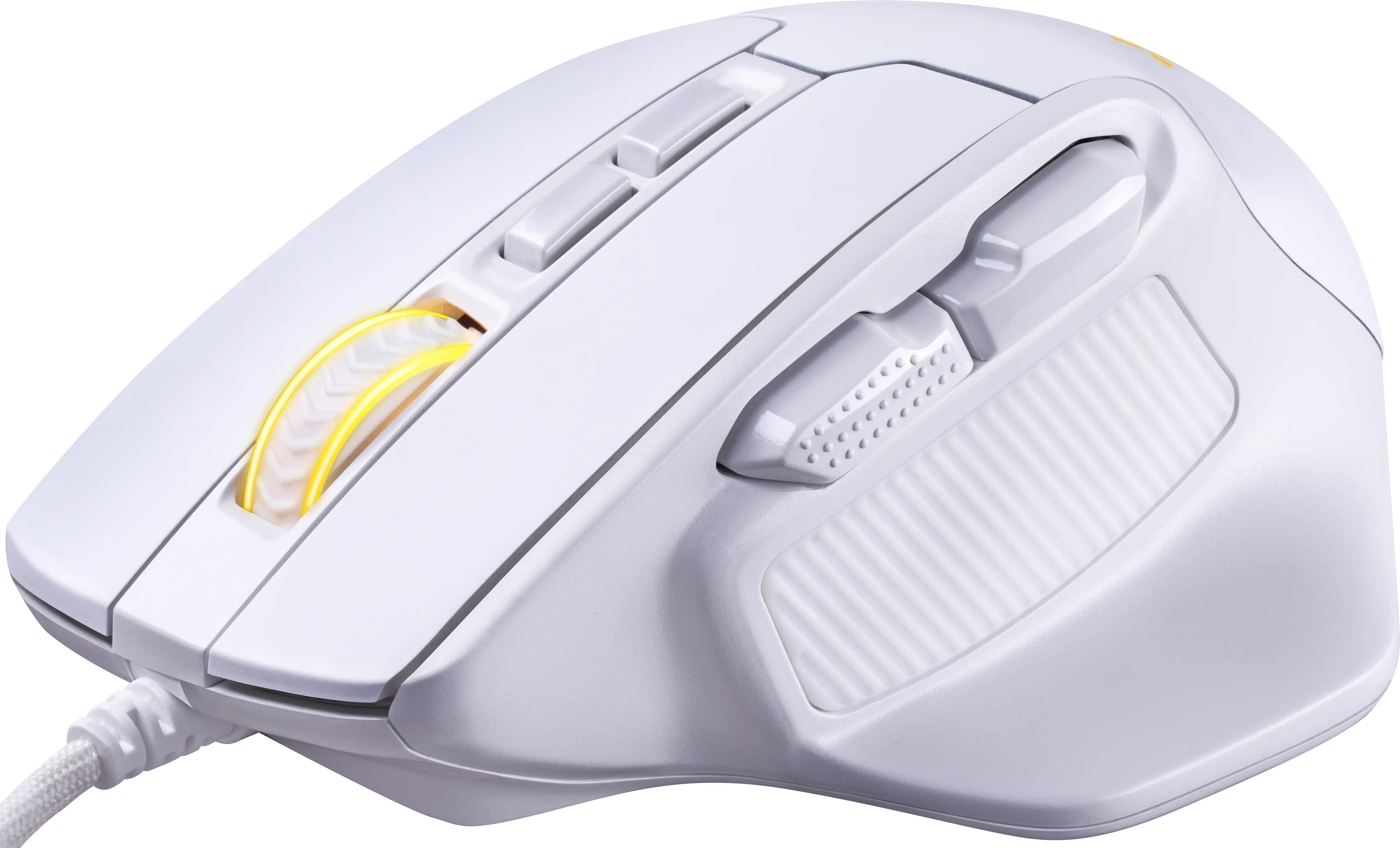 Мышь проводная REDRAGON Bullseye белый, 12400 dpi, USB, кнопки - 8