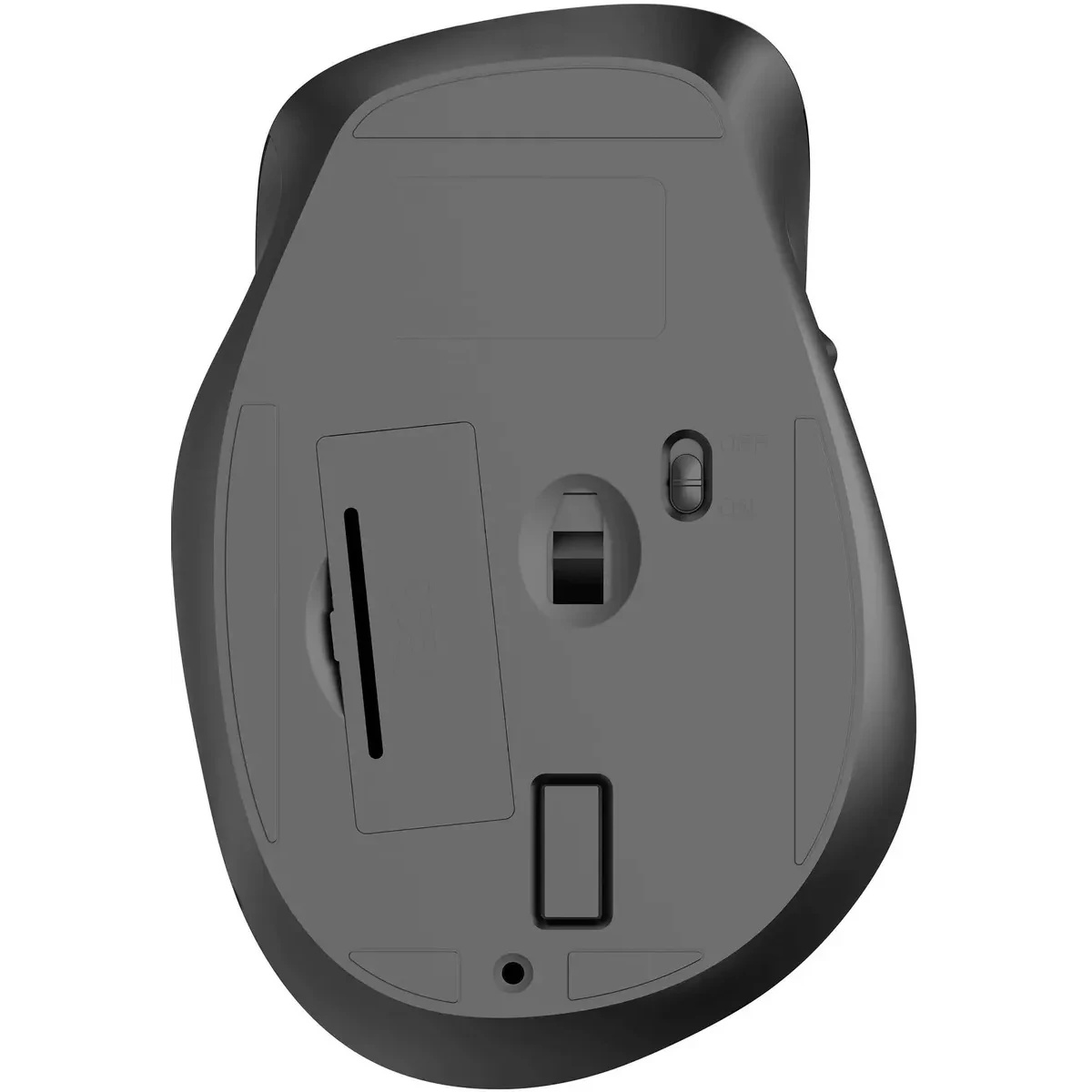 Мышь беспроводная Oklick 504MW черный/серый, 1600 dpi, радиоканал, USB, кнопки - 6