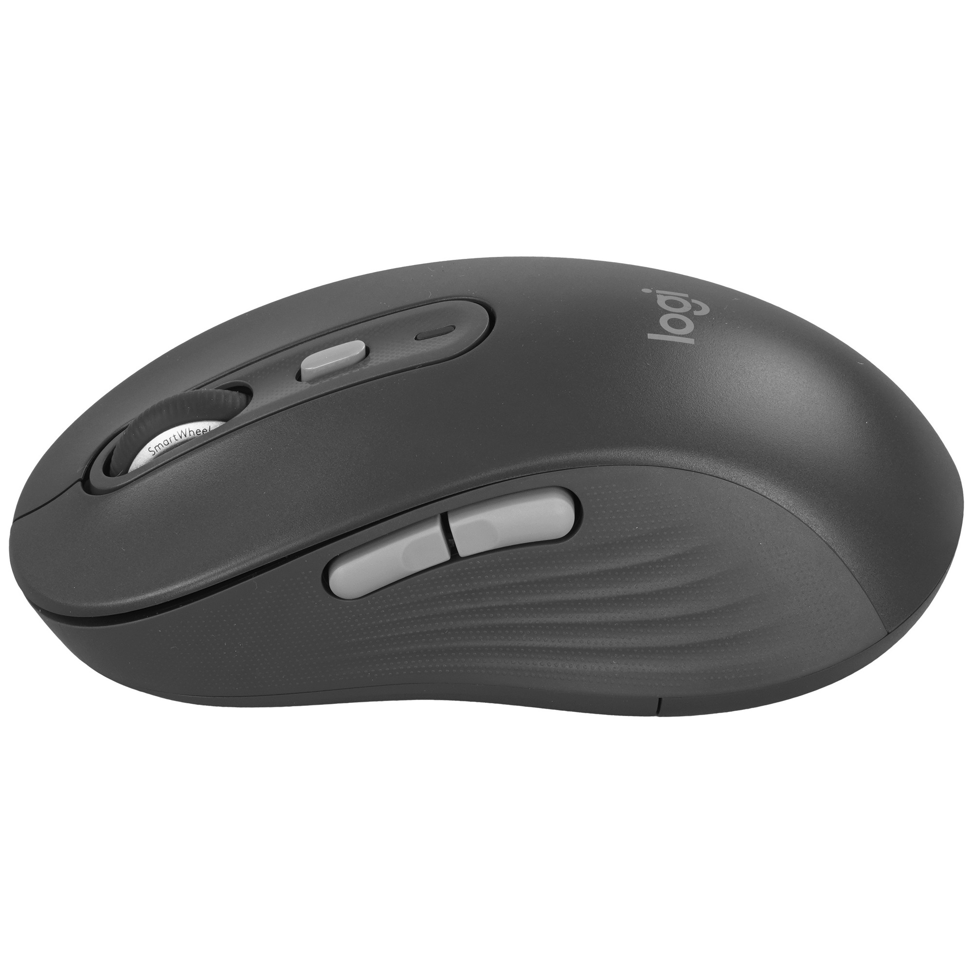 Мышь беспроводная Logitech M750 L Large графитовый, 4000 dpi, радиоканал, Bluetooth, USB, кнопки - 5