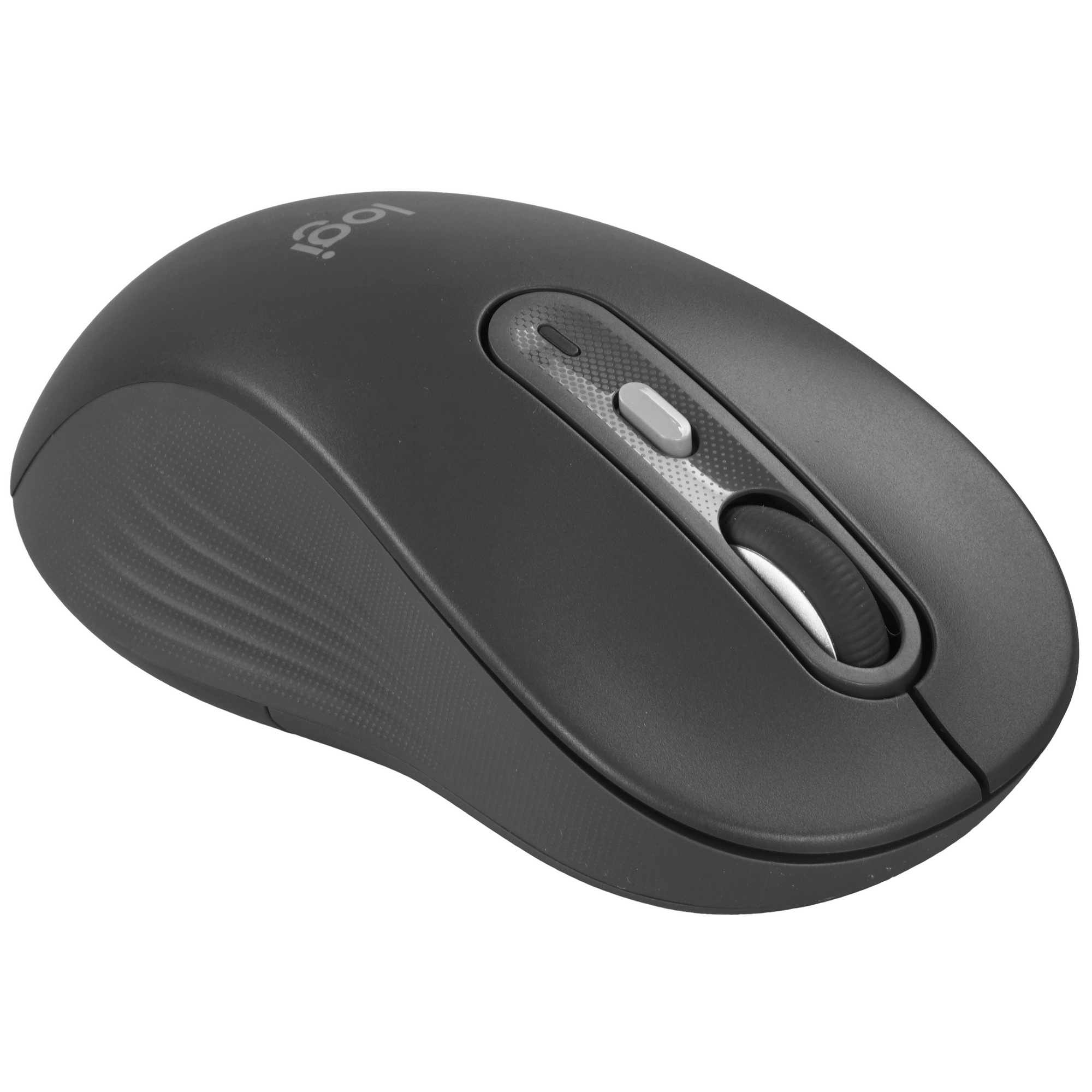 Мышь беспроводная Logitech M750 L Large графитовый, 4000 dpi, радиоканал, Bluetooth, USB, кнопки - 5