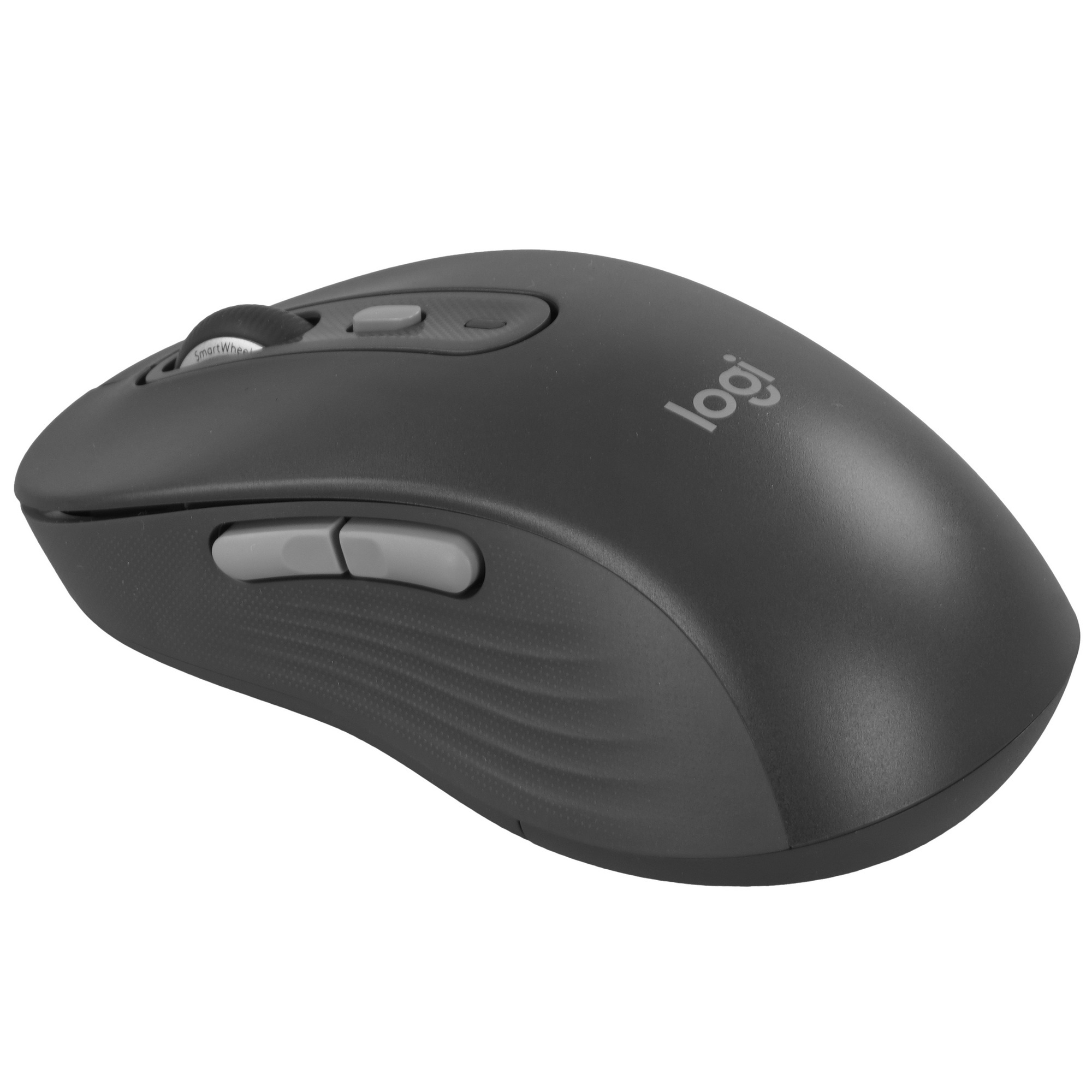 Мышь беспроводная Logitech M750 L Large графитовый, 4000 dpi, радиоканал, Bluetooth, USB, кнопки - 5