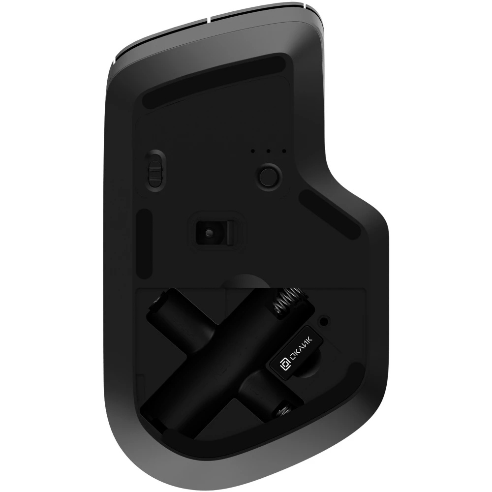 Мышь беспроводная Oklick 501MW черный, 2400 dpi, радиоканал, USB, кнопки - 6