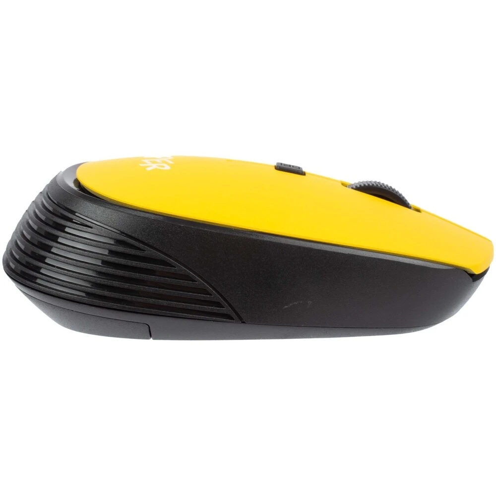 Мышь беспроводная HIPER HOMW-085 желтый, 1600 dpi, радиоканал, USB, кнопки - 4