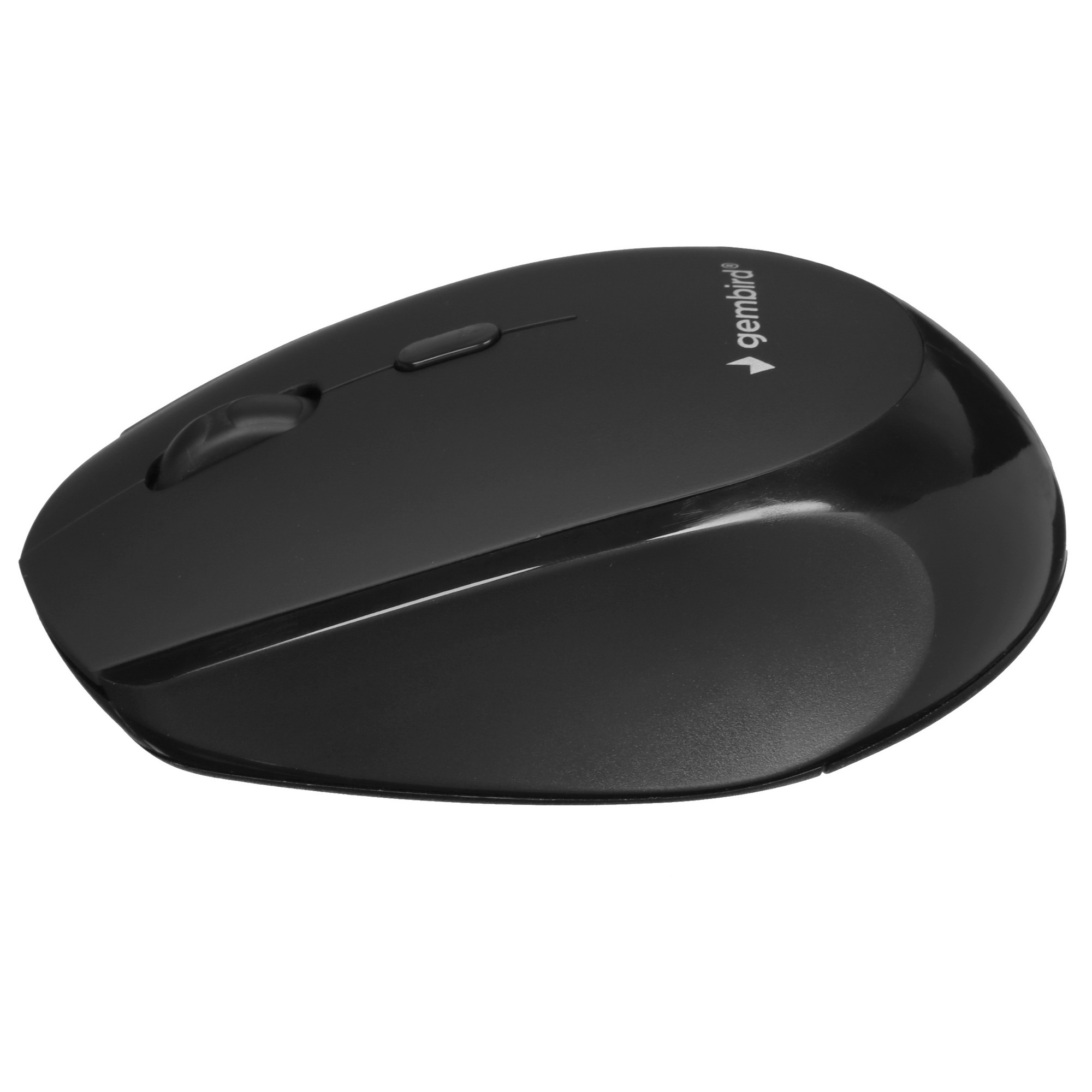 Мышь беспроводная Gembird MUSW-354 черный, 1600 dpi, радиоканал, USB, кнопки - 4