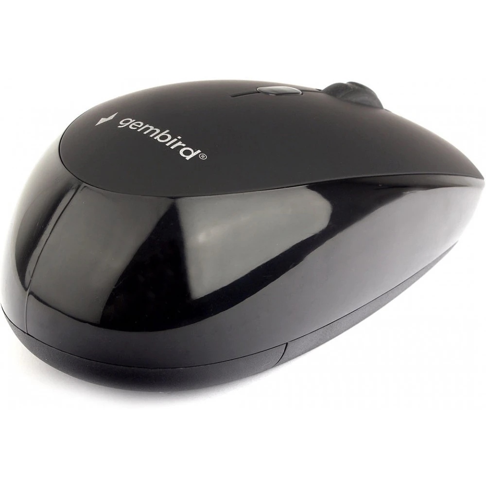 Мышь беспроводная Gembird MUSW-354 черный, 1600 dpi, радиоканал, USB, кнопки - 4