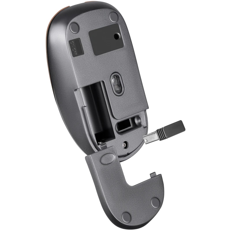 Мышь беспроводная Defender Wave MM-995 бронзовый, 1600 dpi, радиоканал, USB, кнопки - 4