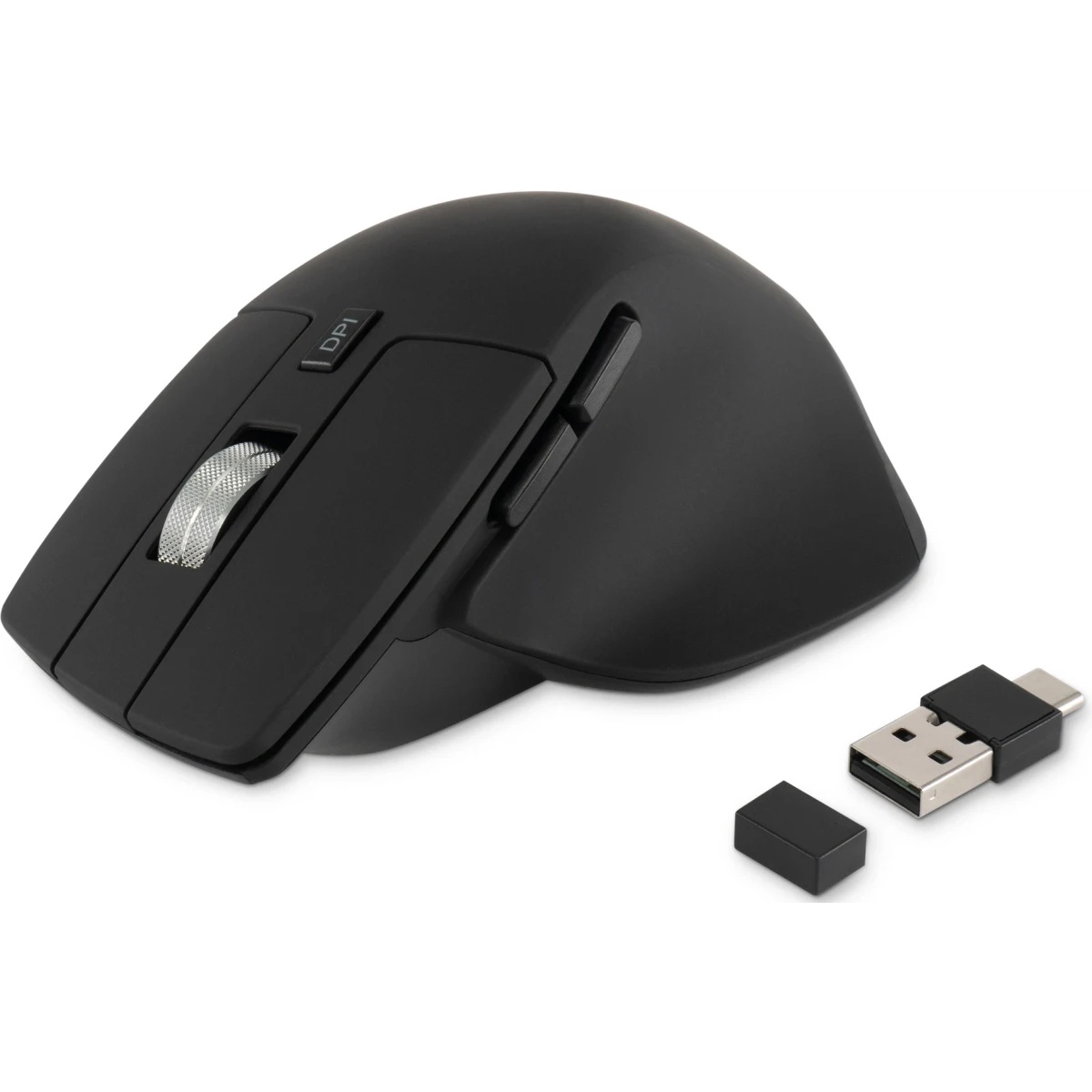 Мышь беспроводная Oklick 503MW черный, 2400 dpi, радиоканал, Bluetooth, USB, кнопки - 6